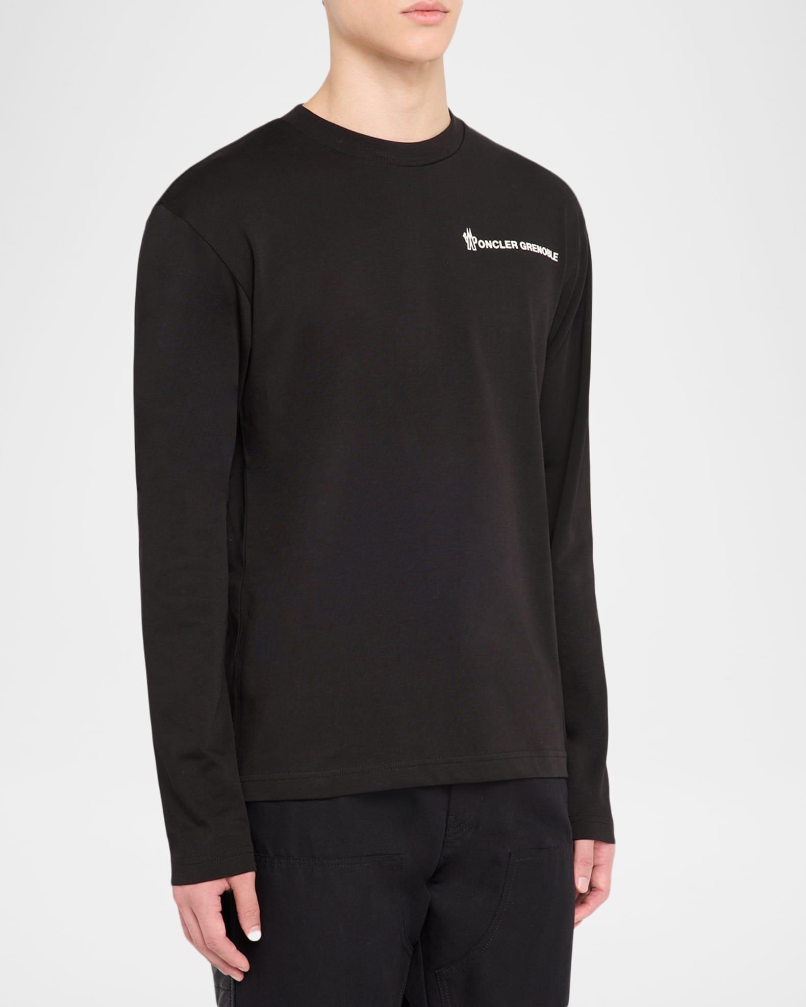 Men's Cotton Logo Long-Sleeve T-Shirt Product Image