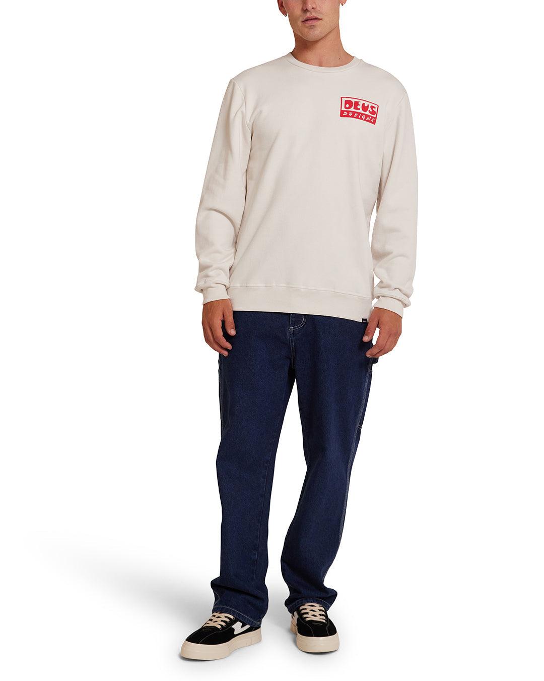 Nice To See You Crew - Vintage White Product Image