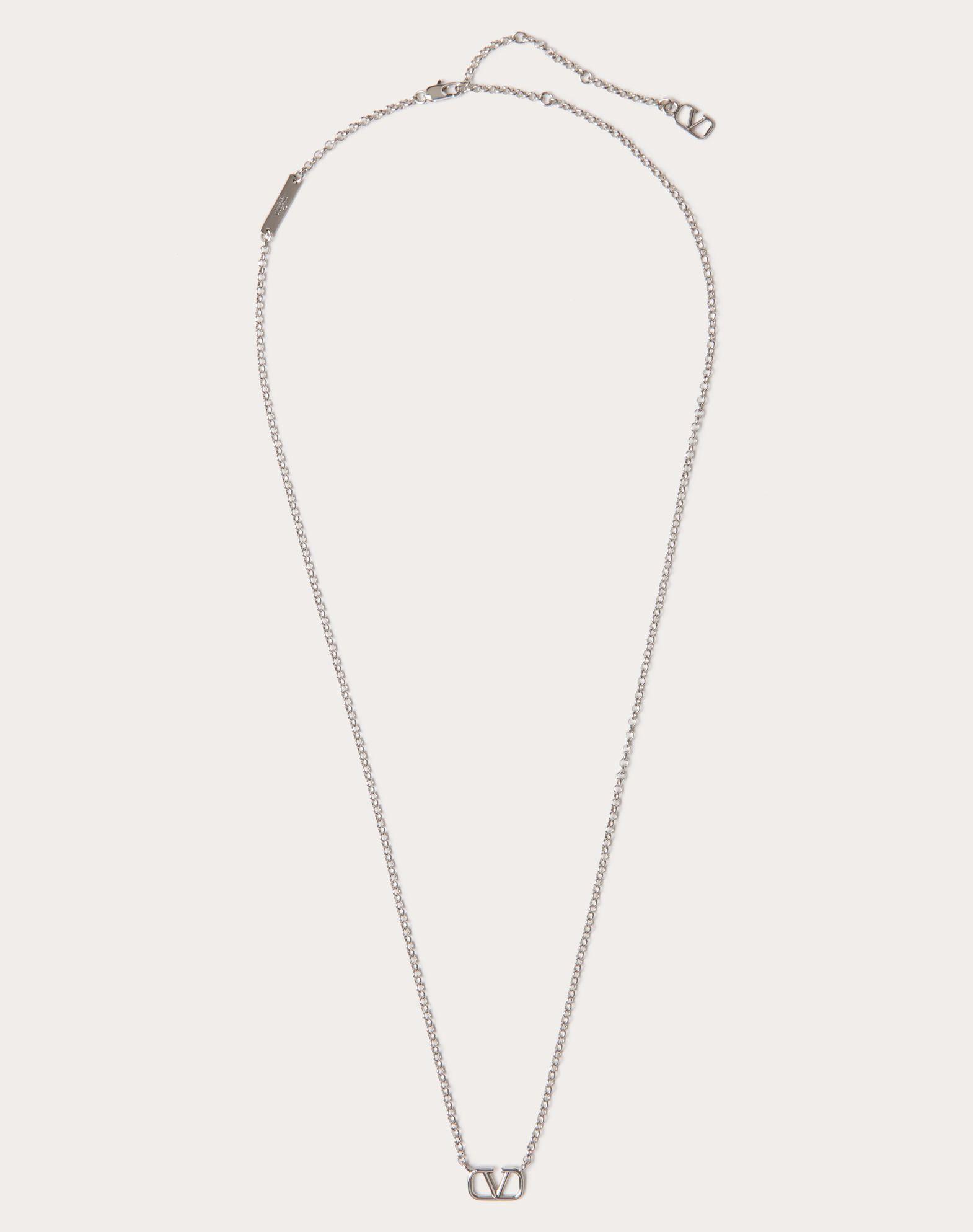 Vlogo Signature Metal Necklace Product Image