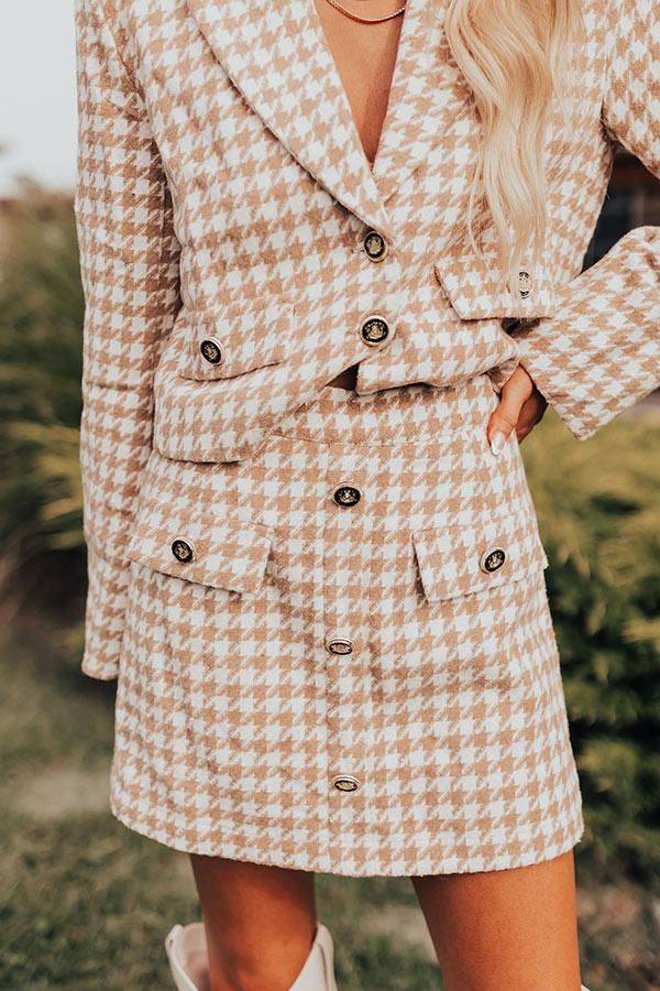 Call Me Chic Houndstooth Skort Product Image