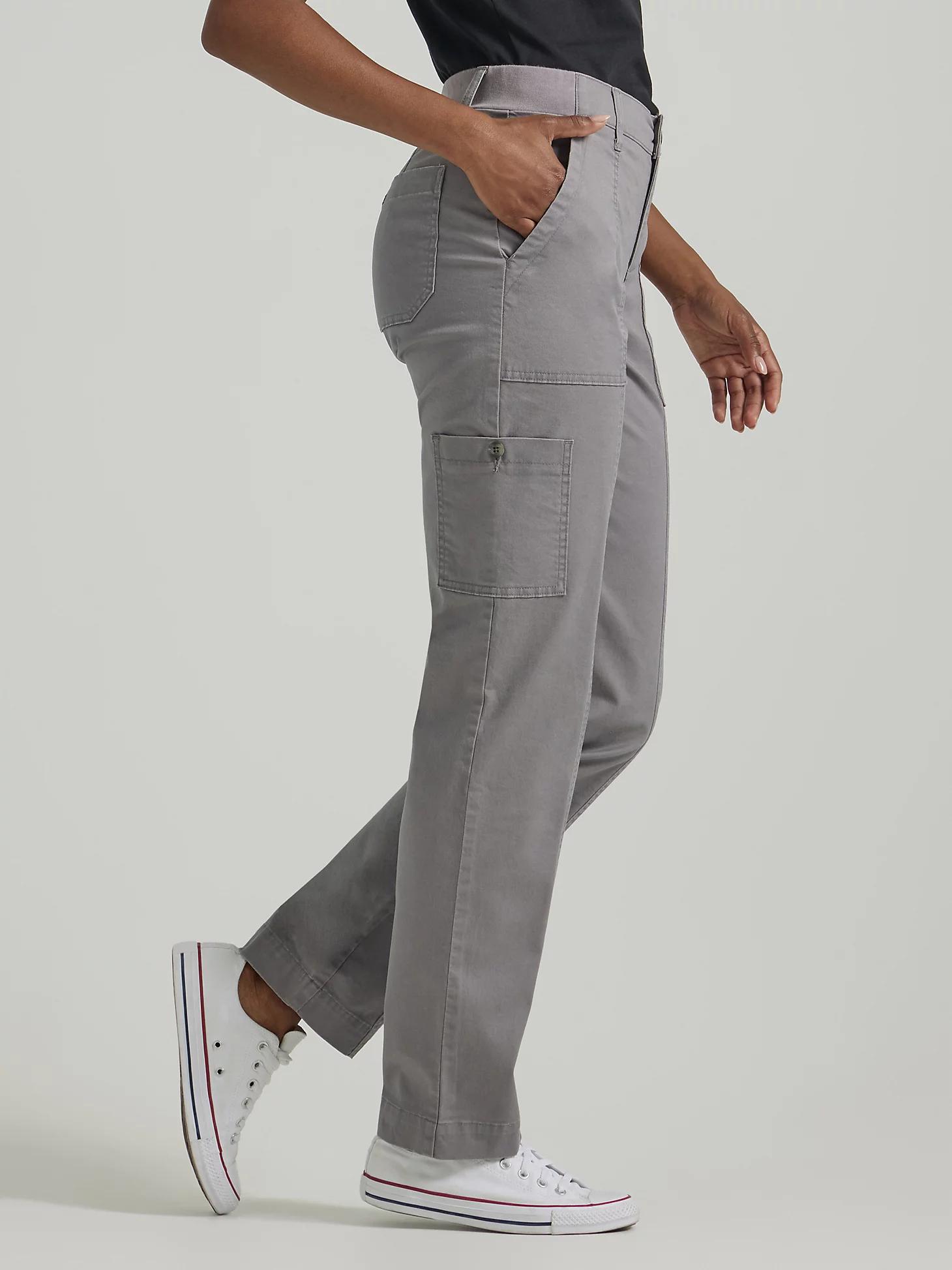 Women's Ultra Lux Comfort with Flex-to-Go Loose Utility Pant (Petite) | Women's Pants | Lee® Product Image