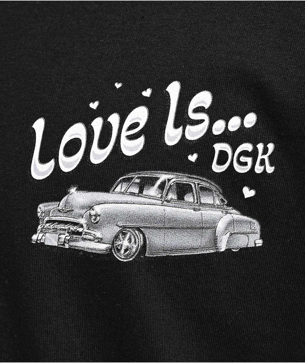 DGK Love Is... Black T-Shirt Product Image