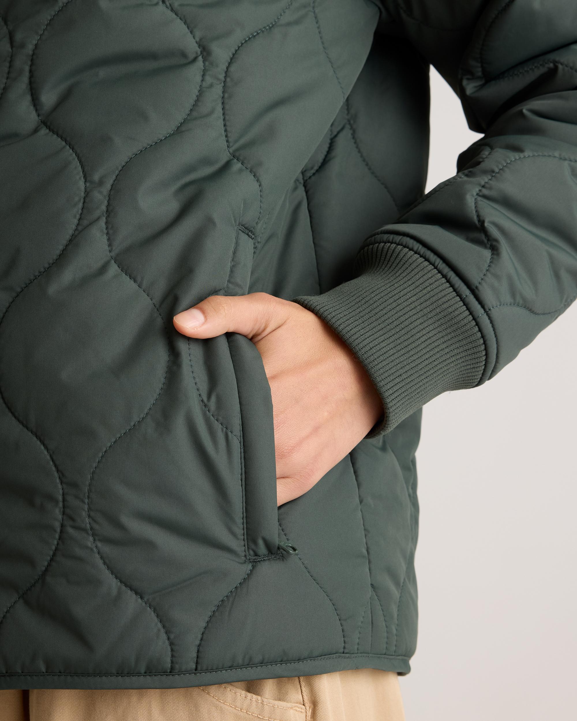 Quince | Women's Featherless Quilted Puffer Bomber Jacket Recycled Polyester Product Image