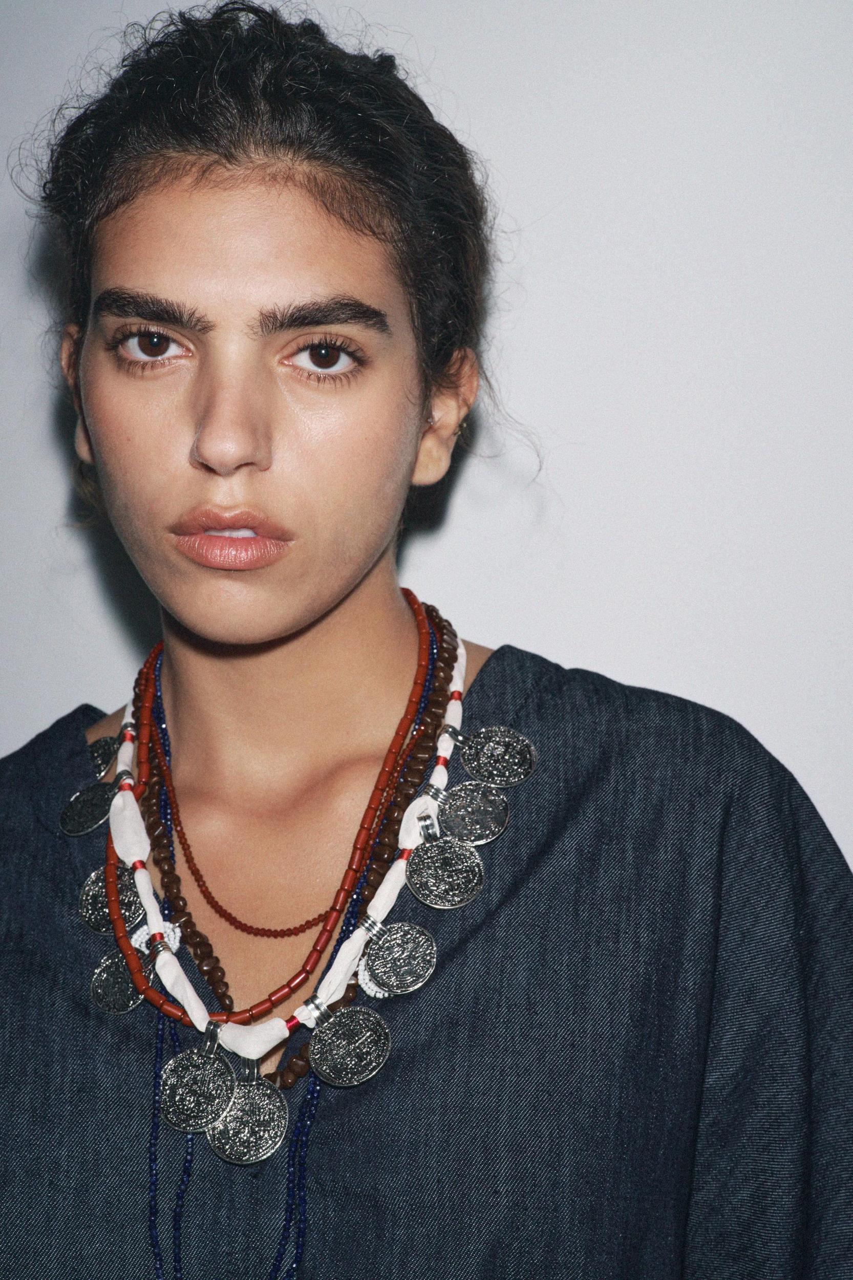 RELAXED DENIM SHIRT ZW COLLECTION Product Image