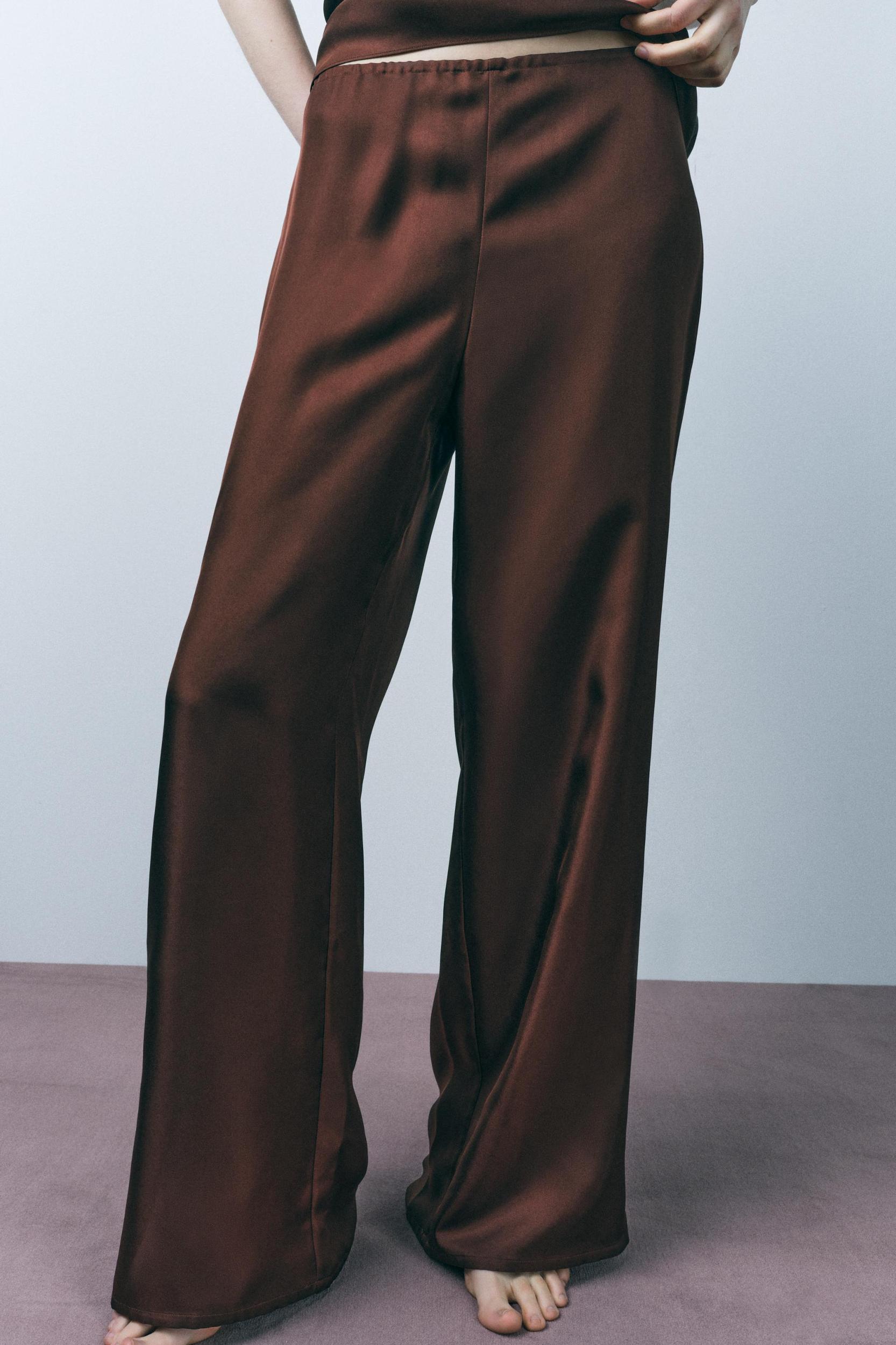 SILK PAJAMA PANTS Product Image