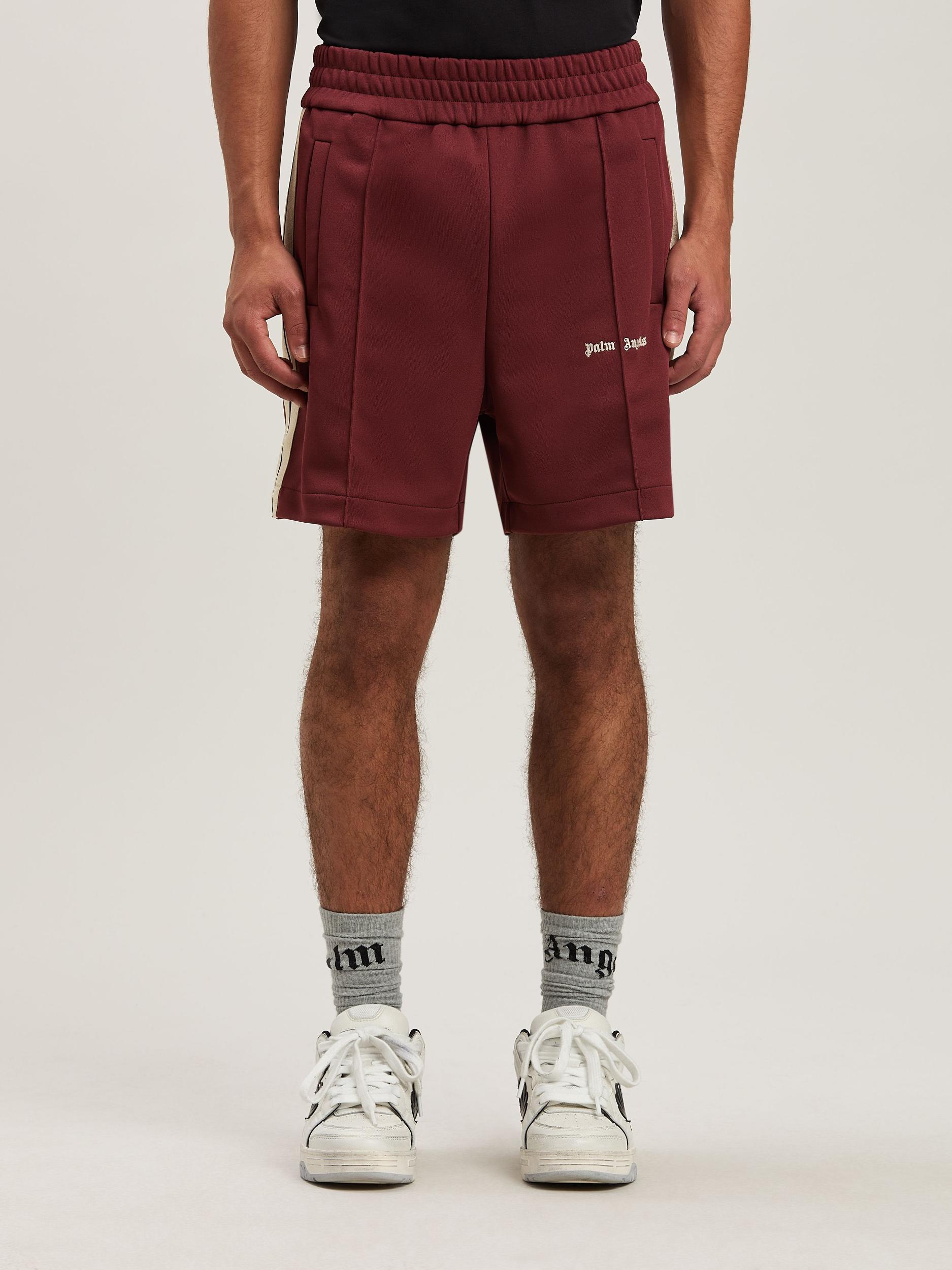 CLASSIC LOGO TRACK SHORTS BURGUNDY - OFF Product Image