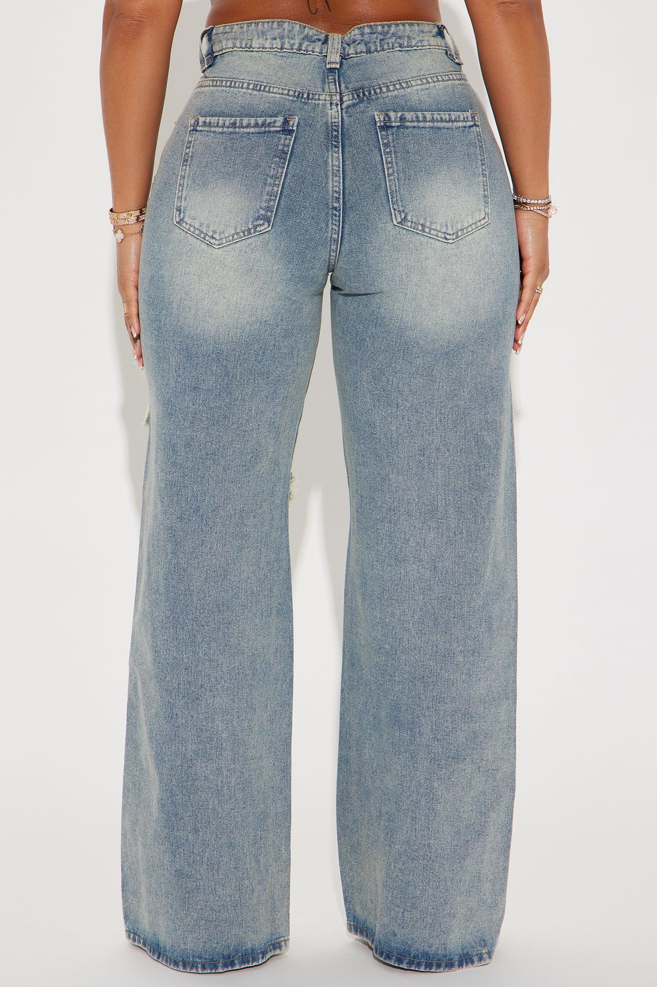 So Electric Tinted Straight Leg Jeans - Vintage Wash Product Image