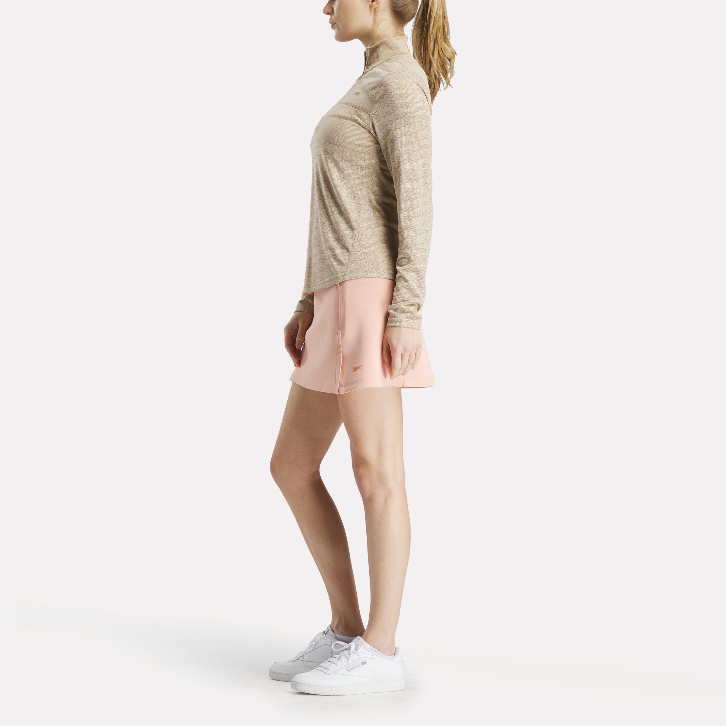 Women's Long Sleeve Engineered Vector Jacquard 1/4 Zip Golf Pullover Top Female Product Image