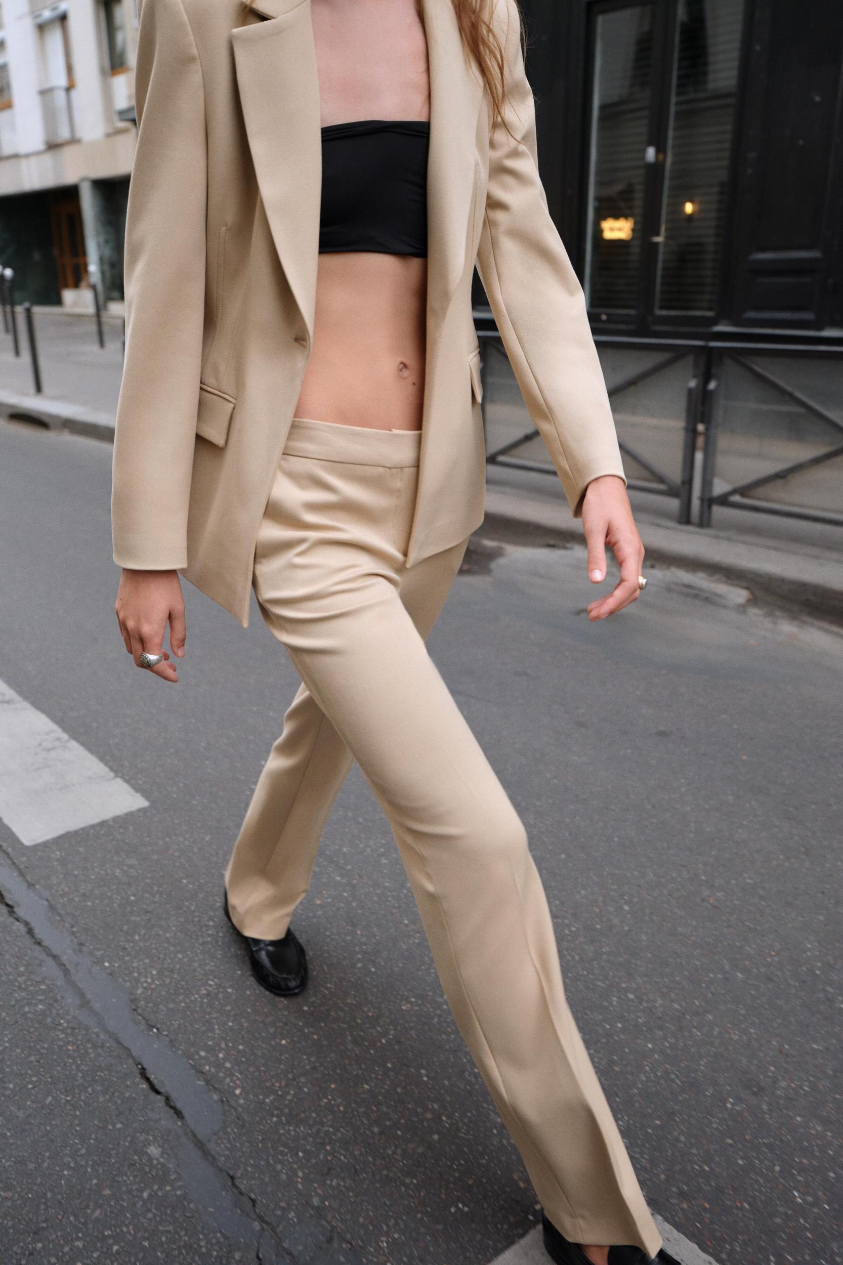 LOW RISE FLARE PANTS Product Image