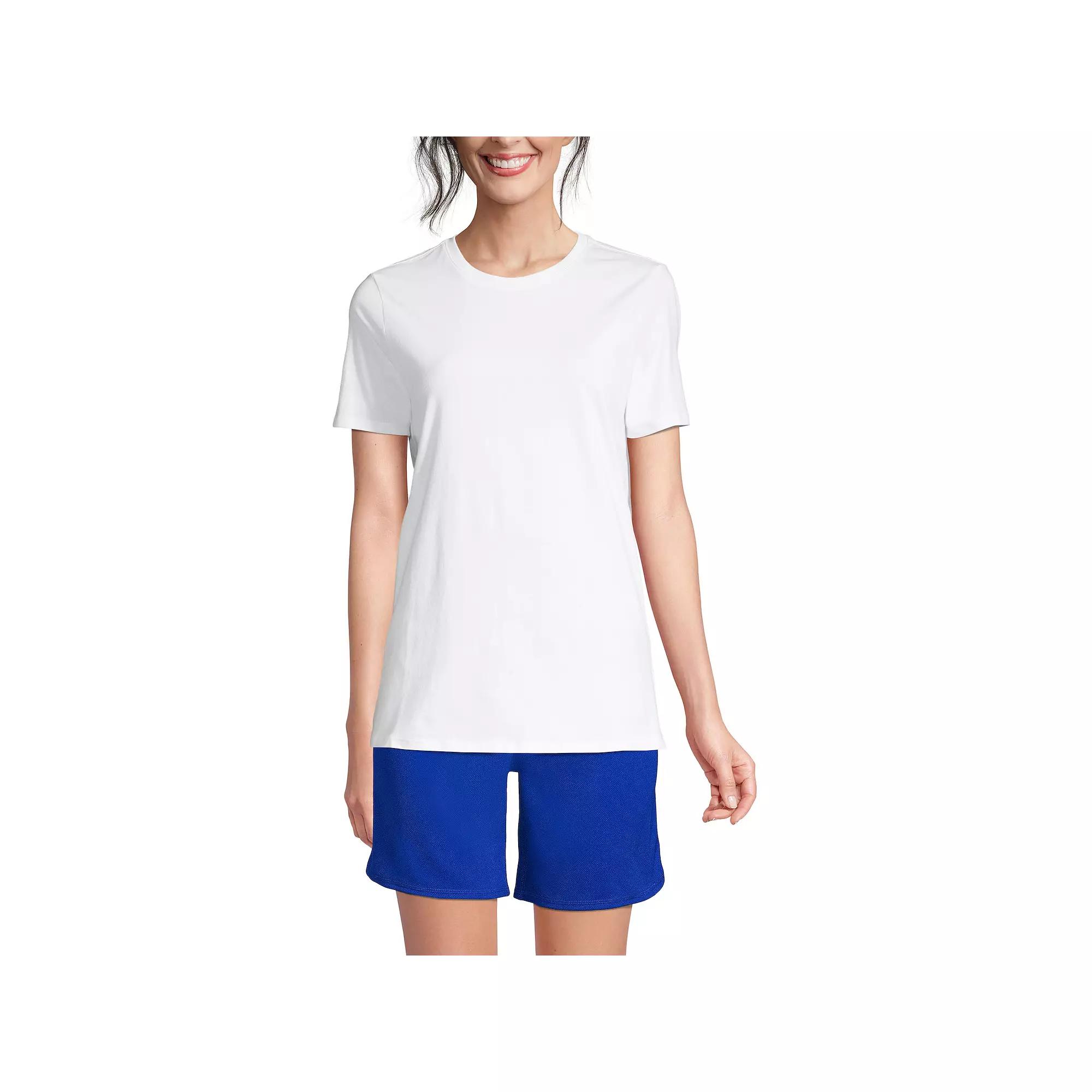 Women's Lands' End Short Sleeve Essential Tee,  Product Image