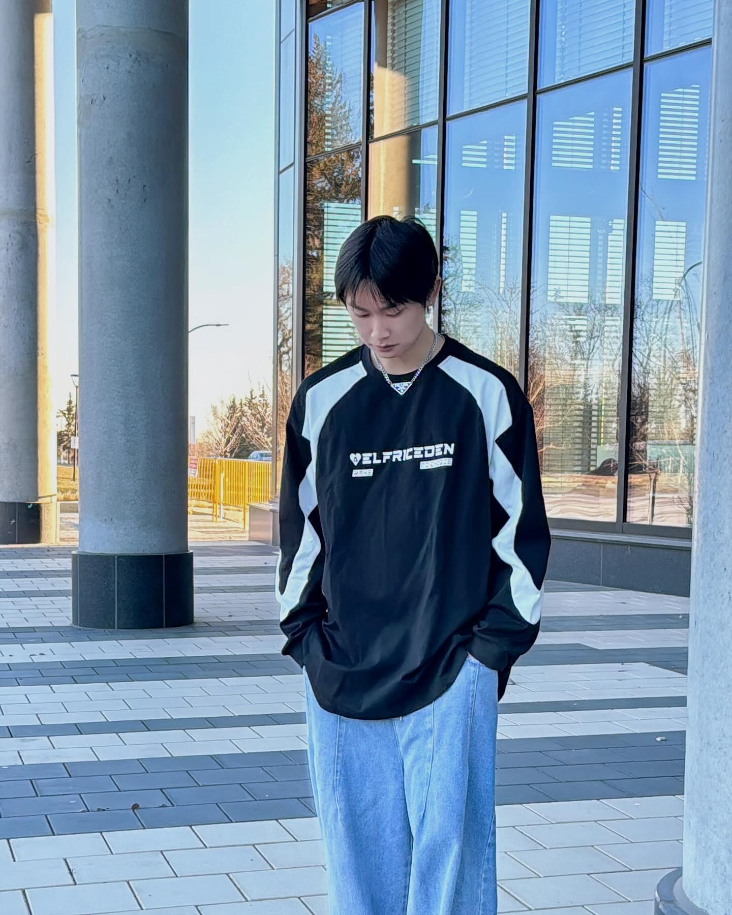 Aelfric Eden Patchwork Racing Sweatshirt Product Image