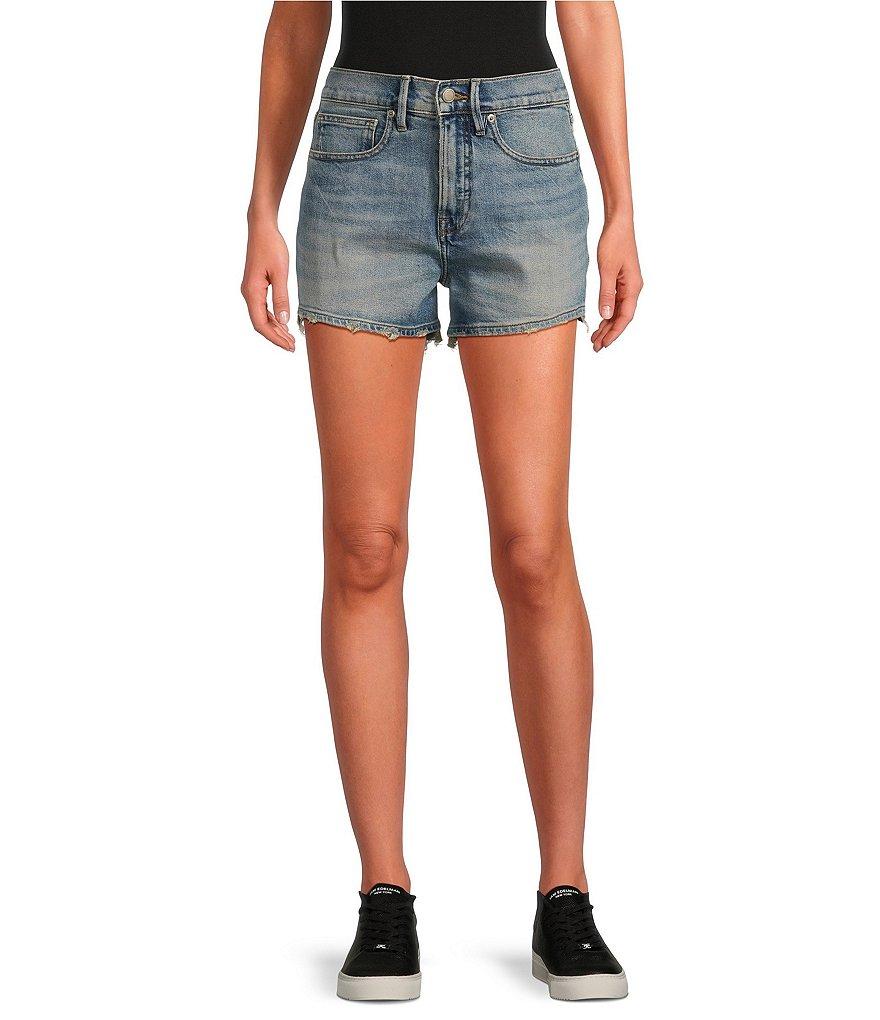 Good American Good 90s Mid-Rise Denim Shorts Product Image