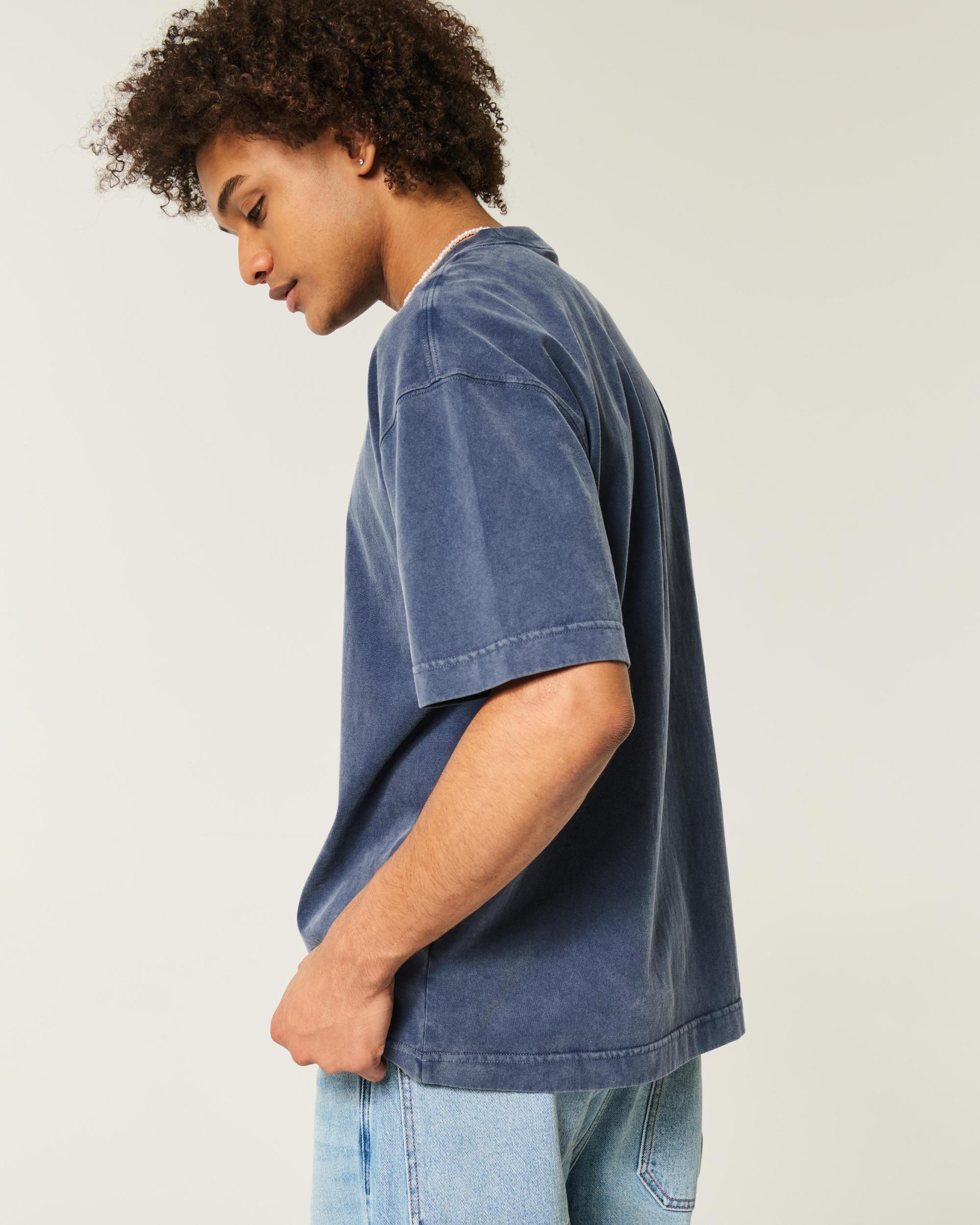 Dalix Mens Lil Smile Heavy Weight Cotton Tee Product Image