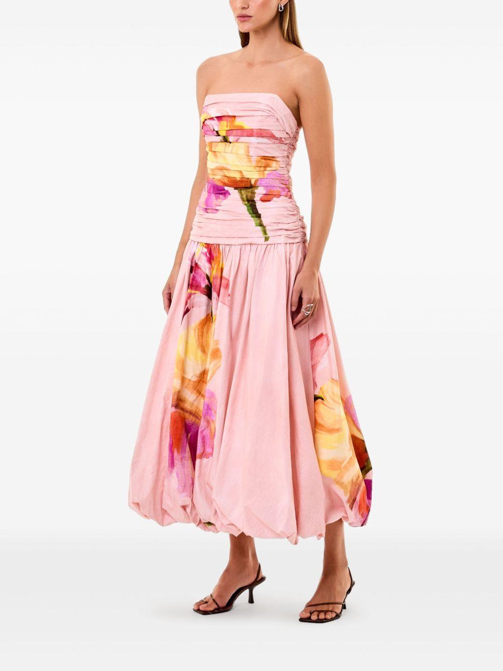 Despina strapless midi dress Product Image