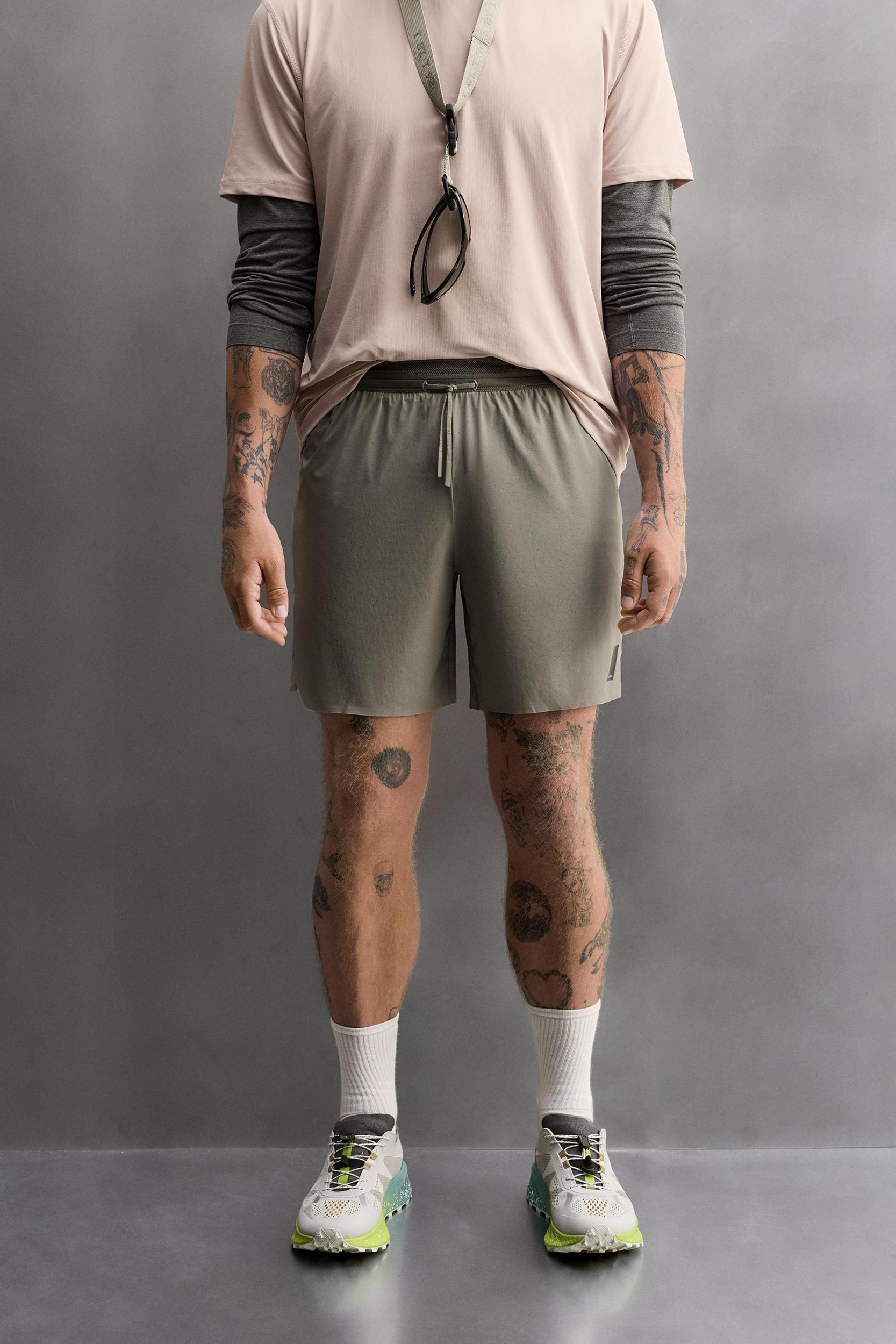 LIGHTWEIGHT PERFORATED SHORTS Product Image
