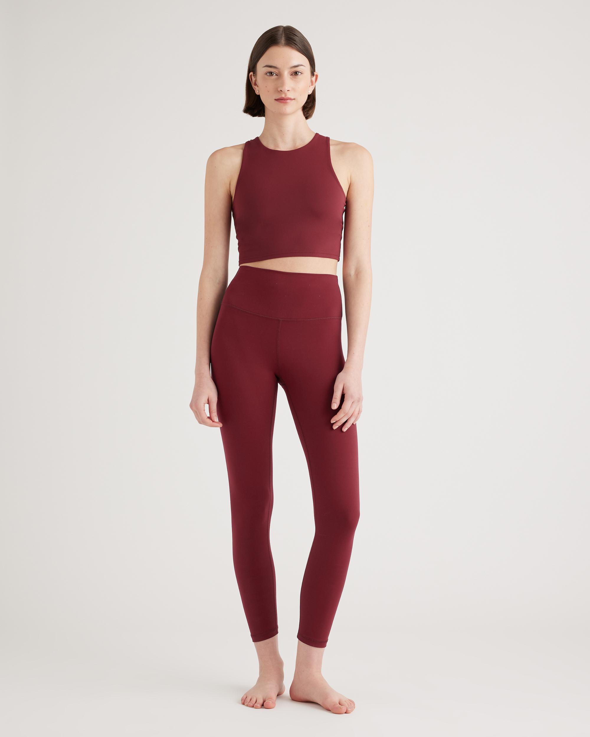 Quince | Women's Ultra-Form High-Neck Cropped Tank Top Nylon/Spandex Product Image