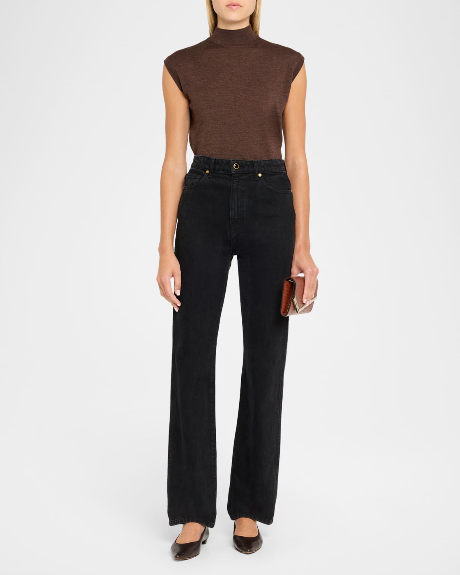 Emmie Embossed Leather Clutch Bag Product Image