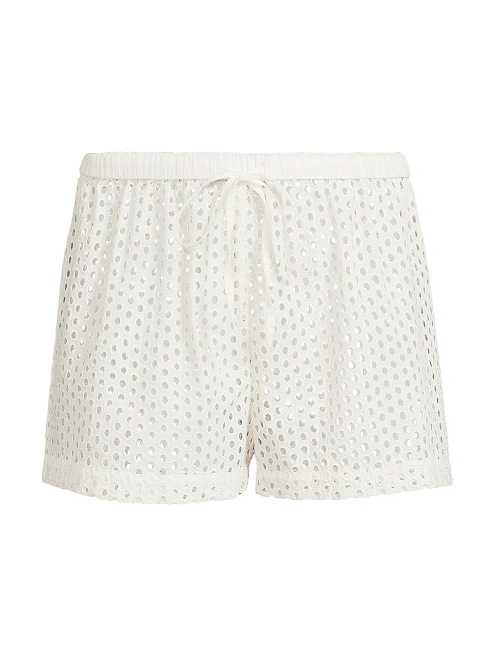 Womens Nancy Eyelet Shorts Product Image