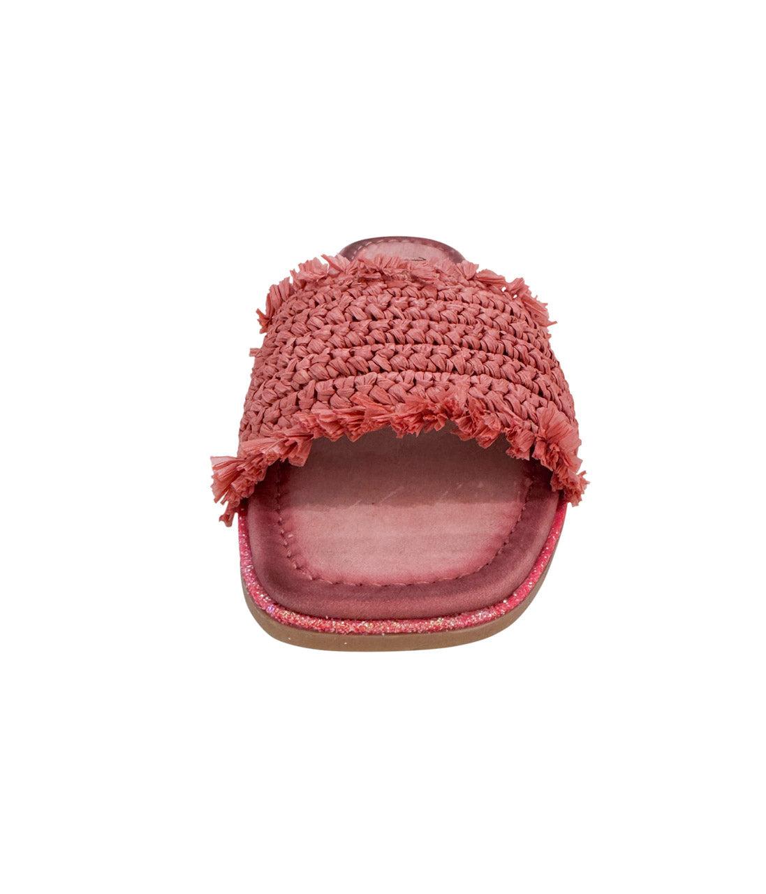 Juana Woven Sandals in Pink Product Image