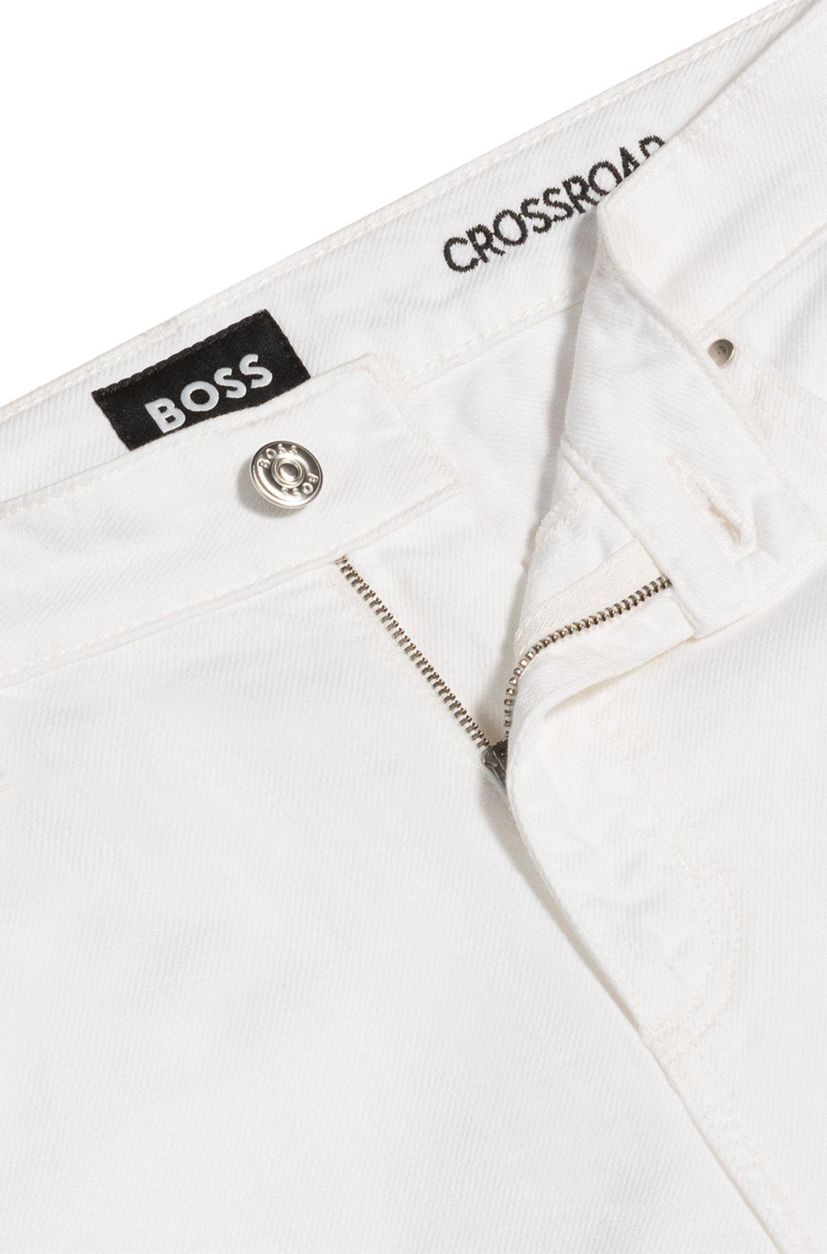 Relaxed-fit jeans in white Egyptian-cotton denim Product Image