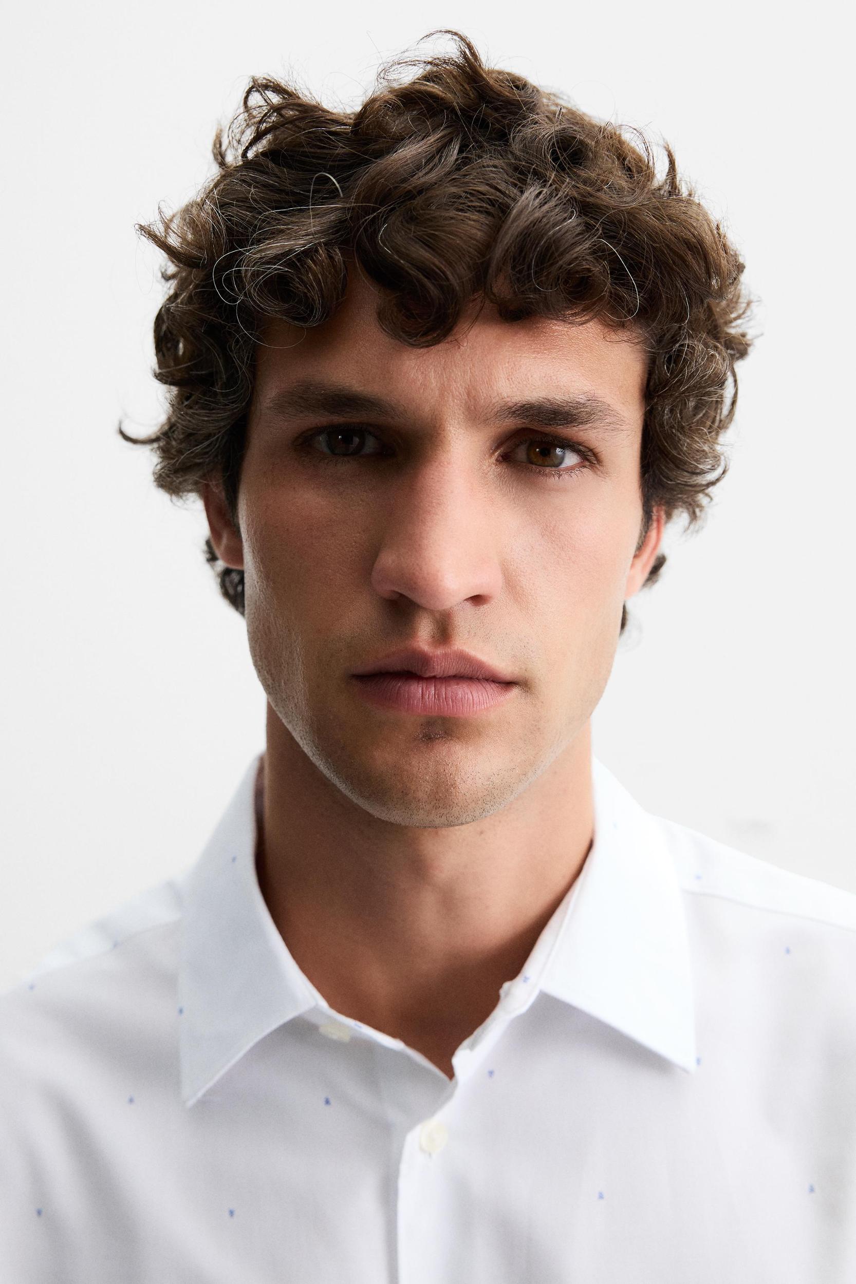 GEOMETRIC PRINT SHIRT Product Image