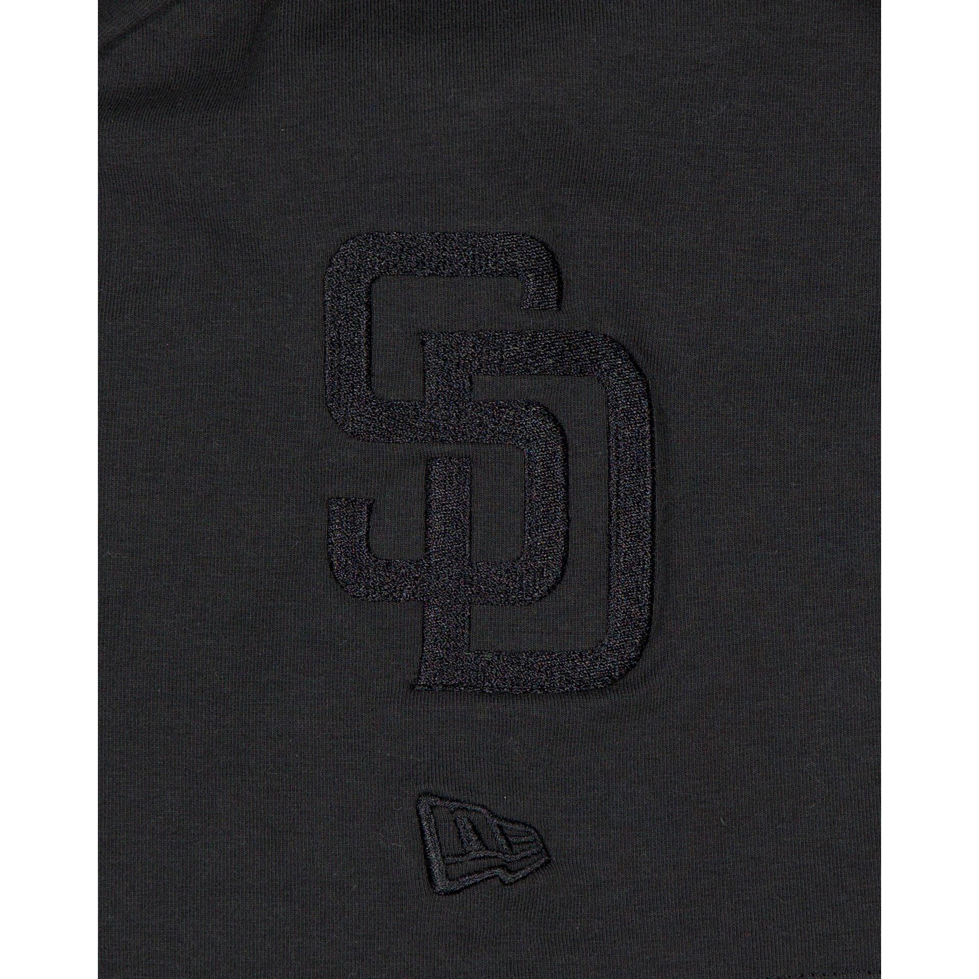 San Diego Padres Black on Black Logo Select T-Shirt Male Product Image