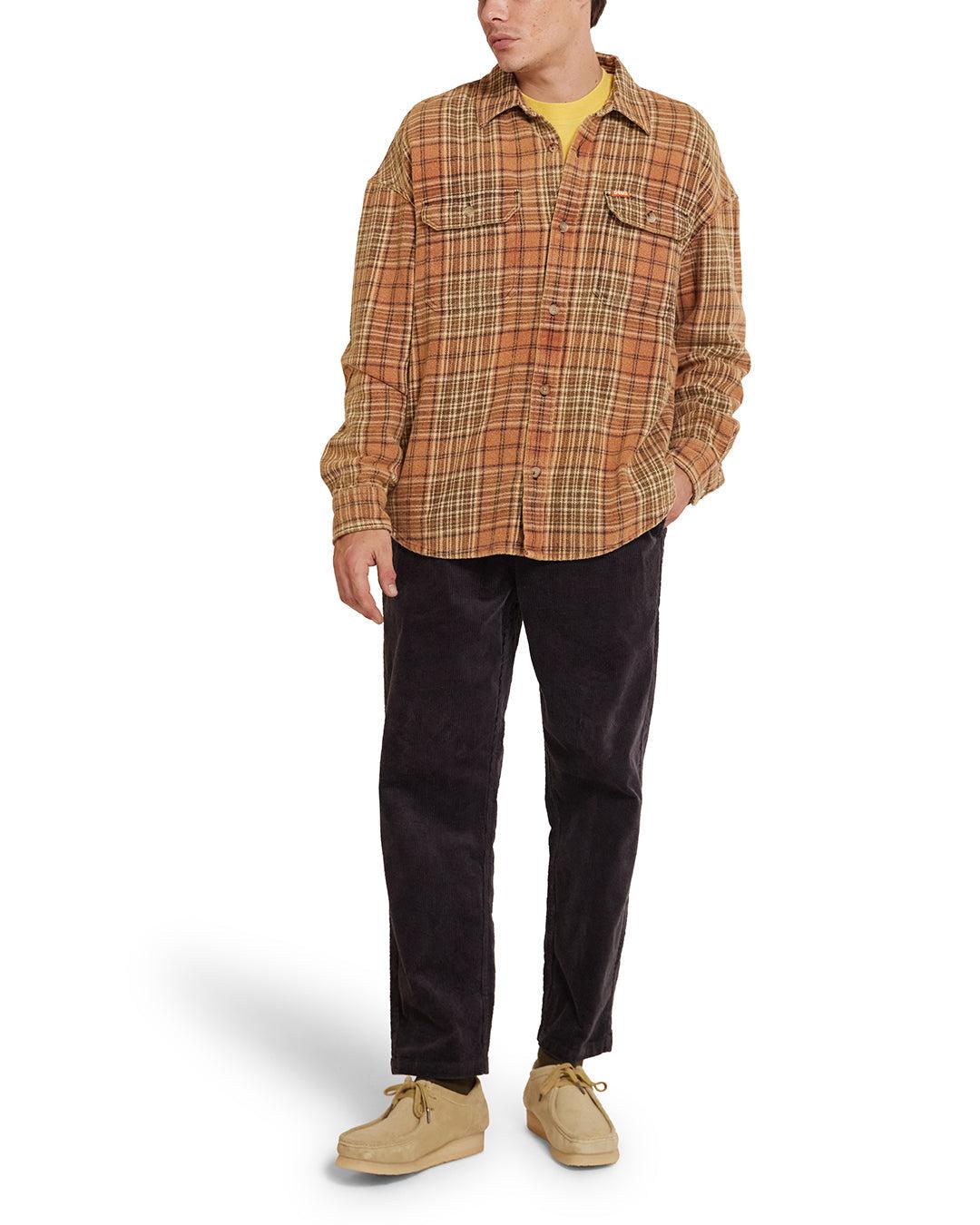 Vacay Check Shirt - Orange Check Product Image
