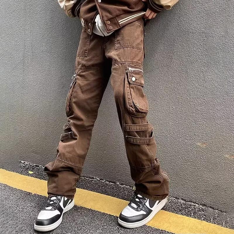 Sopula Unisex Men's Multi-Pocket Casual Pants Functional Cargo Pants Product Image