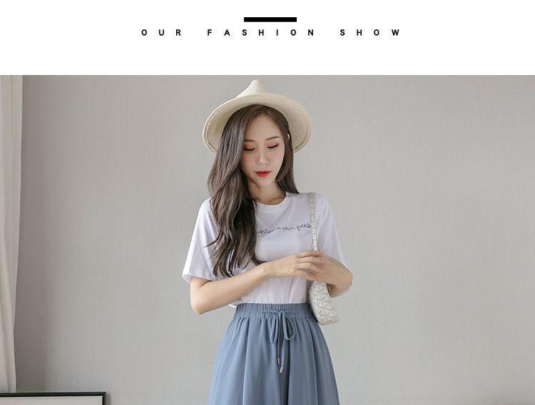 Cropped Wide-Leg Pants Product Image