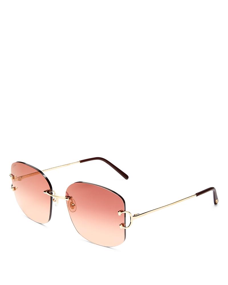 Womens Signature C 60MM Square Sunglasses Product Image