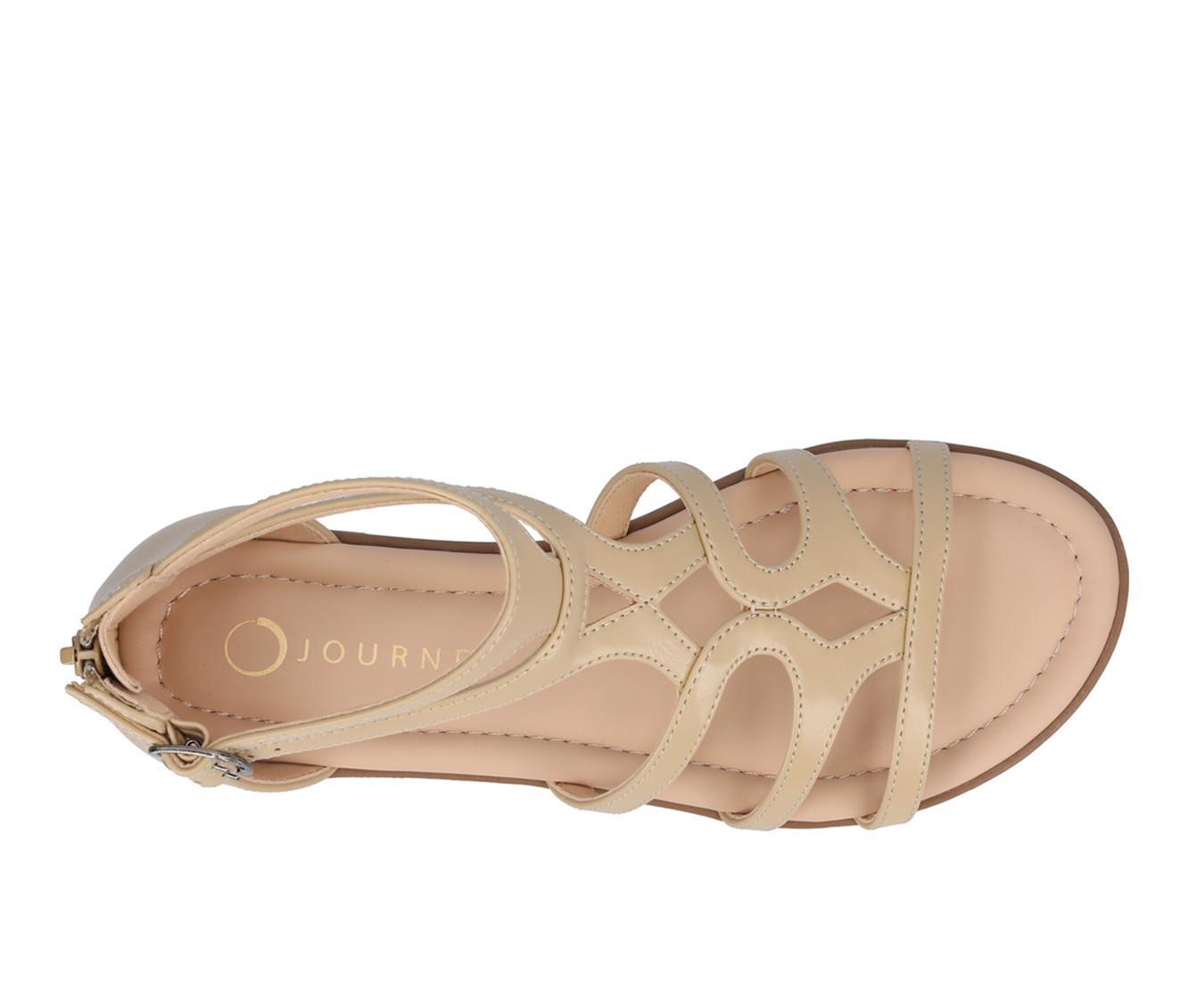 Women's Journee Collection Genneva Flat Sandals Product Image