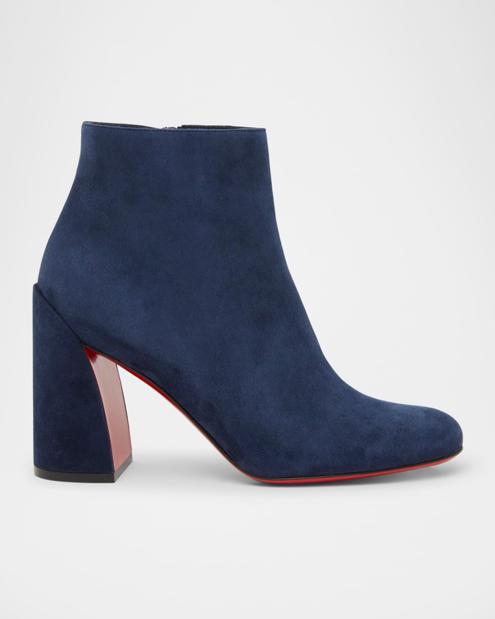 Turela Suede Red Sole Ankle Booties Product Image