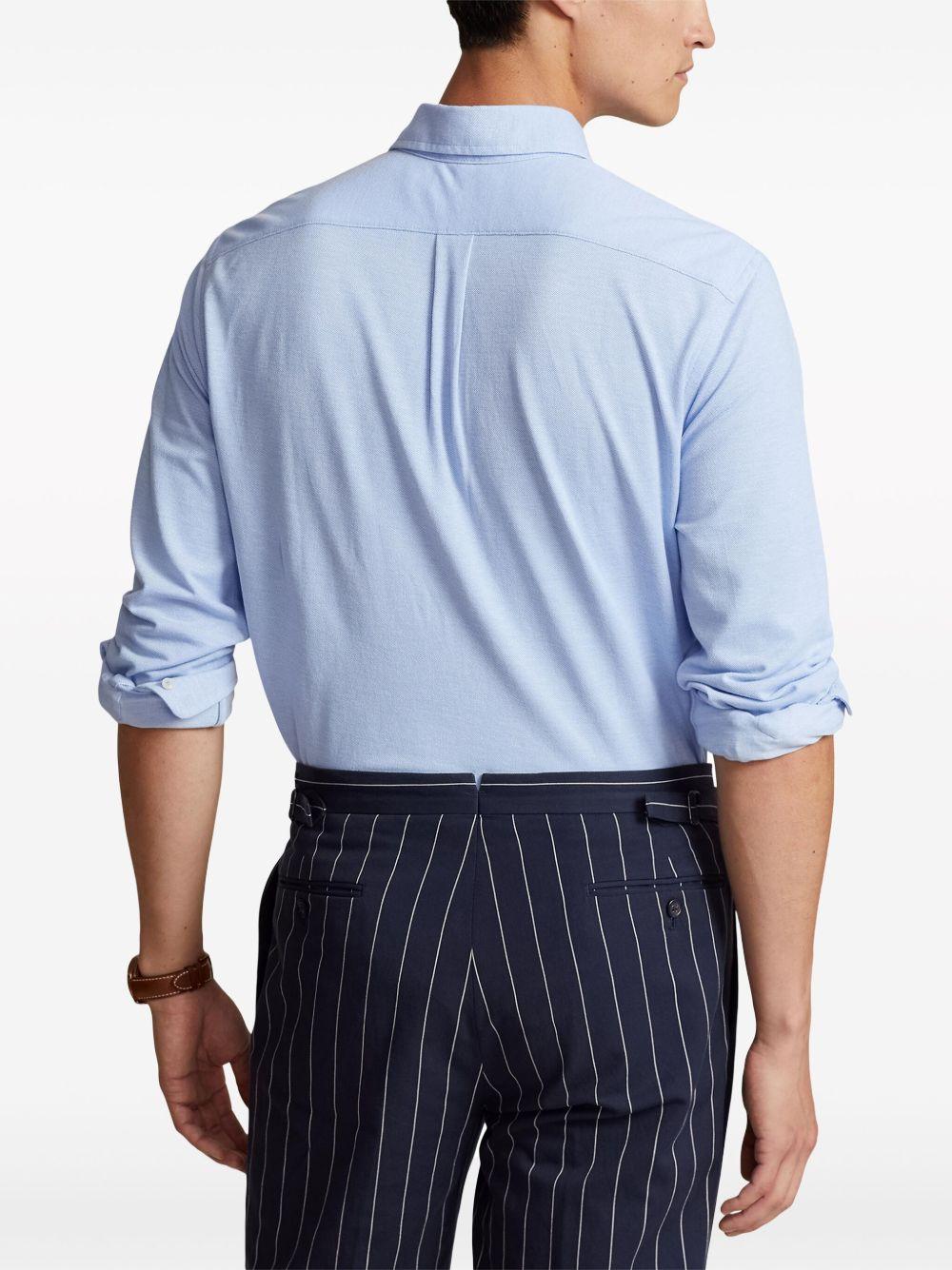 Polo Pony-embroidered cotton shirt Product Image