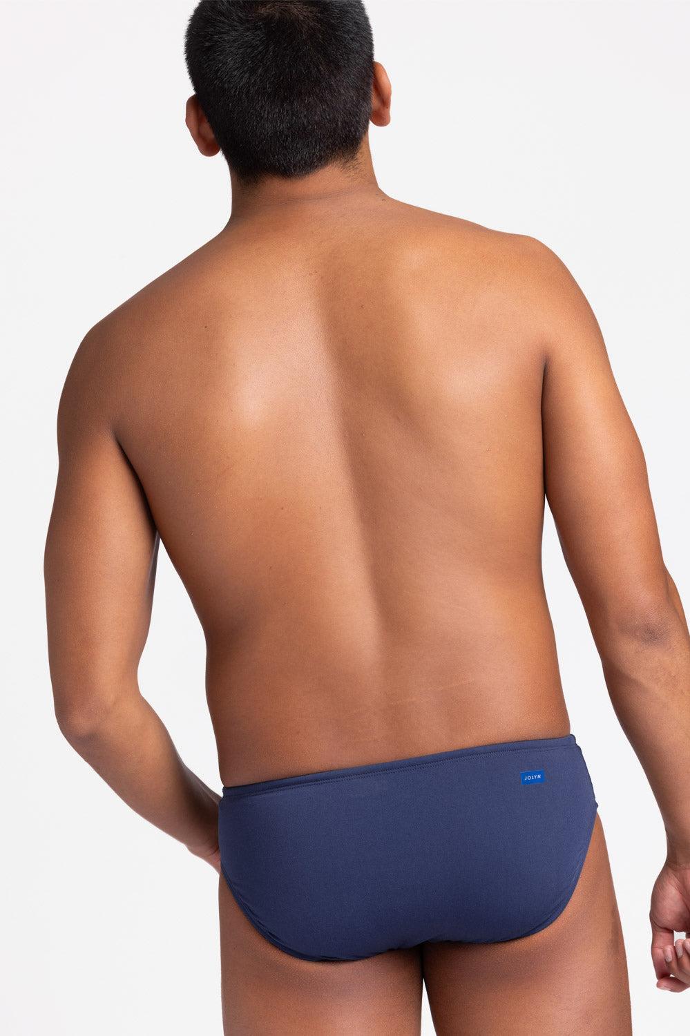 BROLYN Swim Brief - Navy Male Product Image