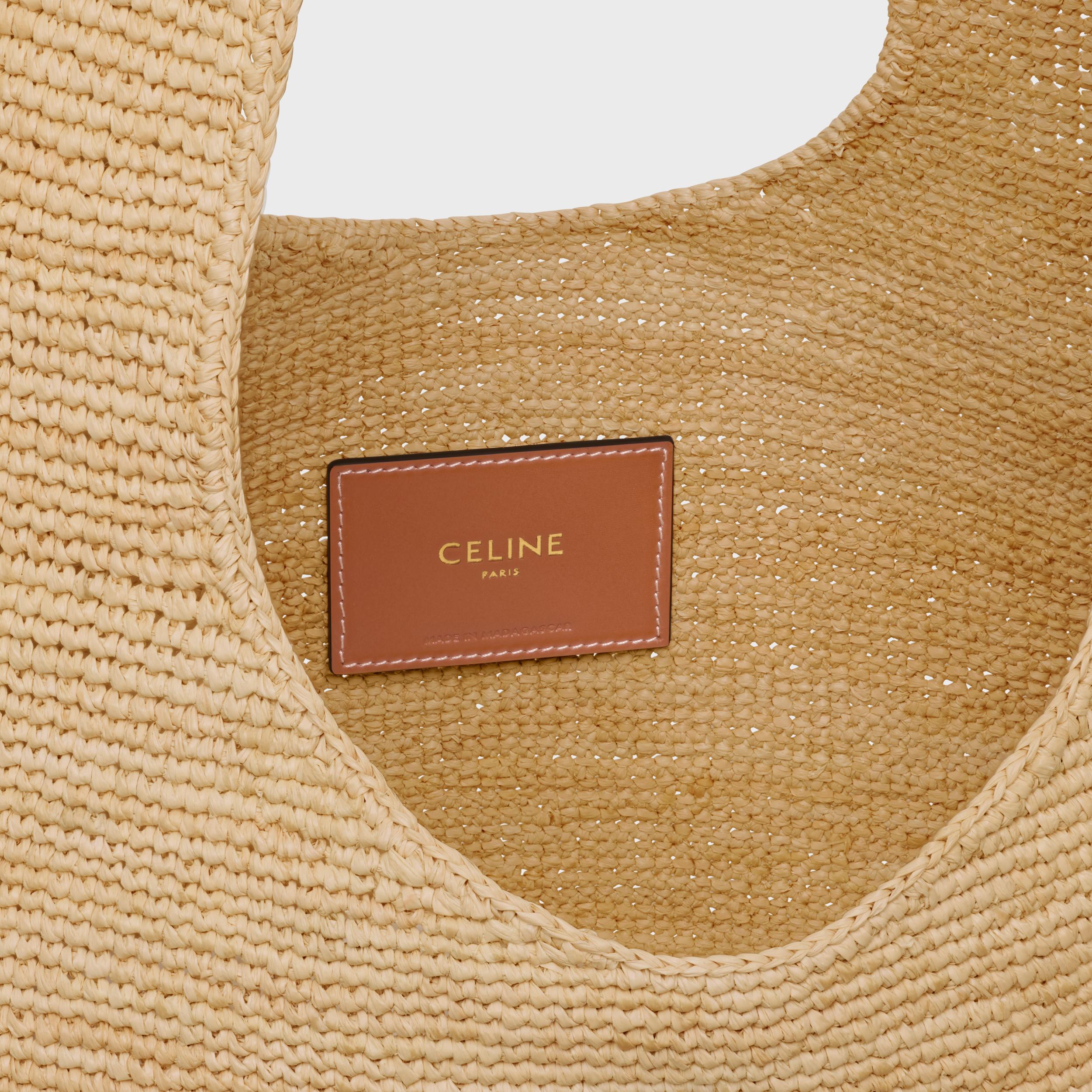 Celine Classic Panier Shopper Cabas IN RAFFIA AND CALFSKIN Product Image