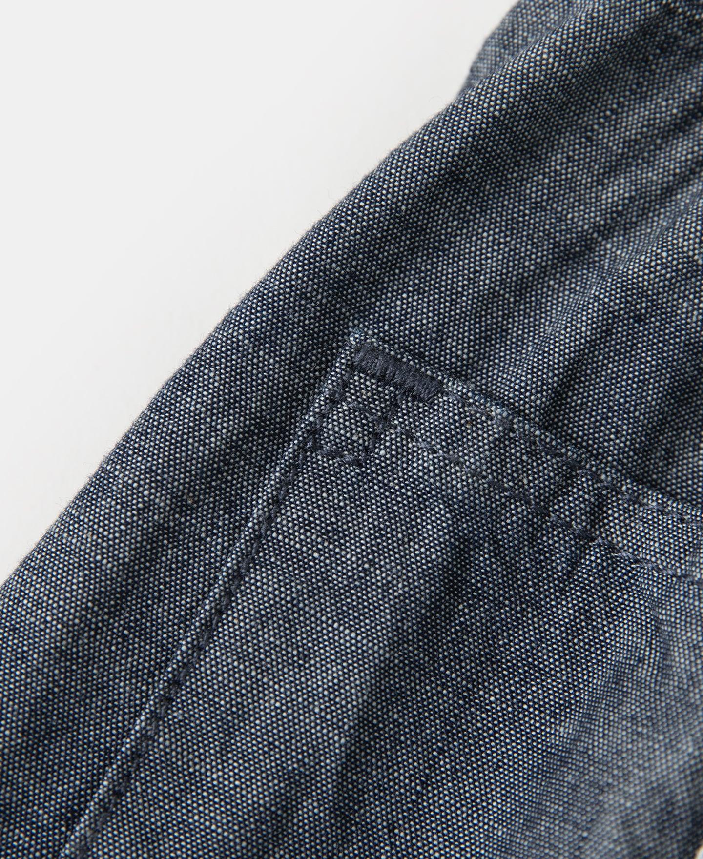 1930s Double-Pleated Chambray Pants Product Image