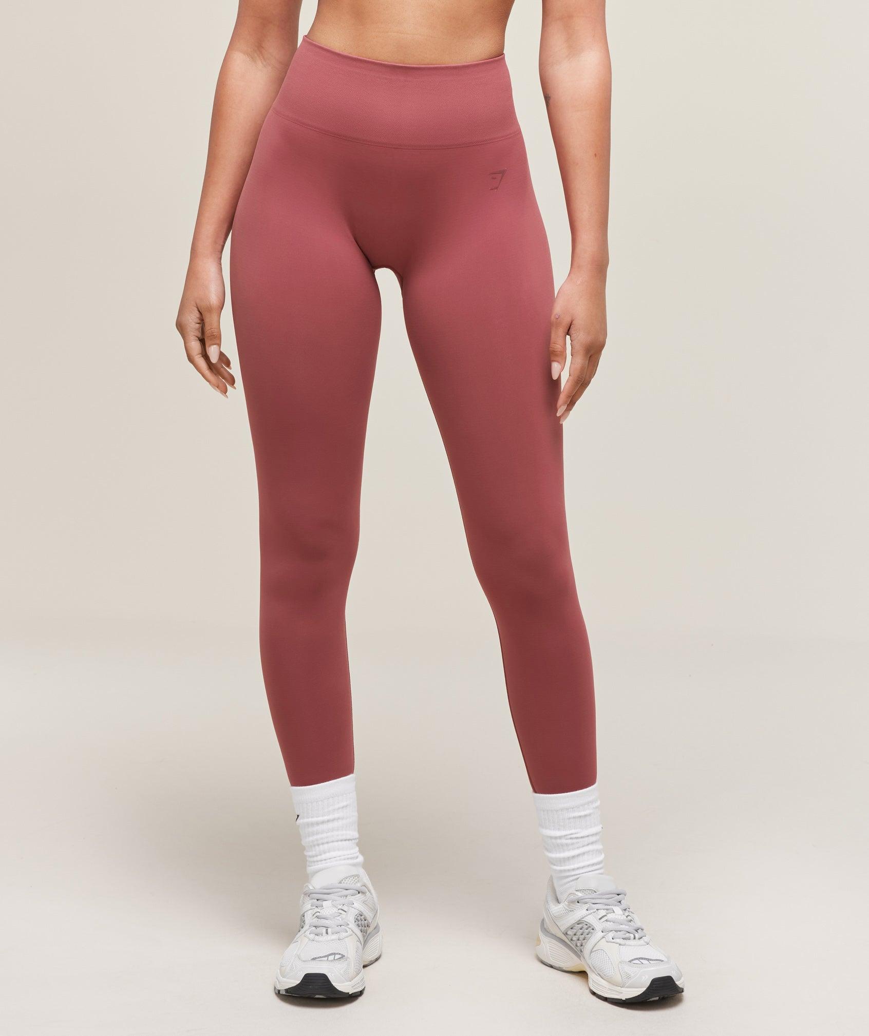 Gymshark Soft Sculpt Leggings - Washed Berry Pink Female Product Image
