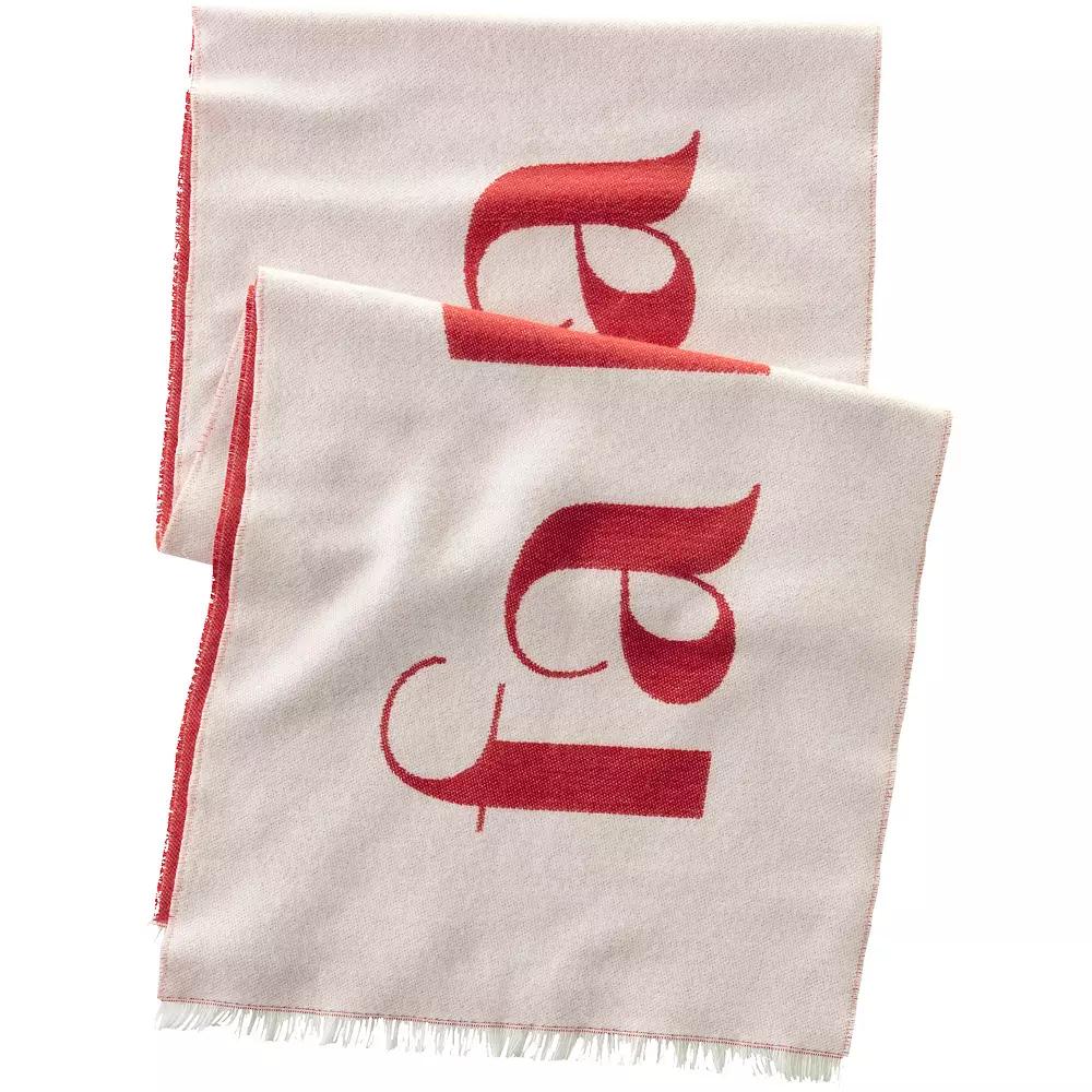 Women's Lands' End CashTouch Pattern Scarf, Green Ombre Stripe Product Image