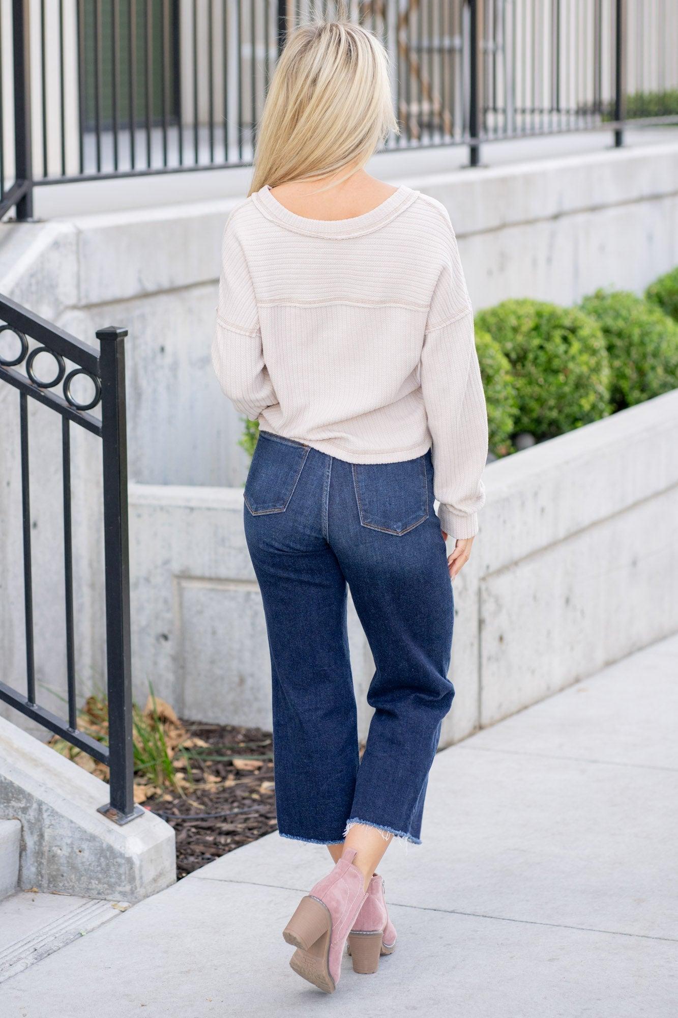 KELSEA WIDE LEG CROP Product Image