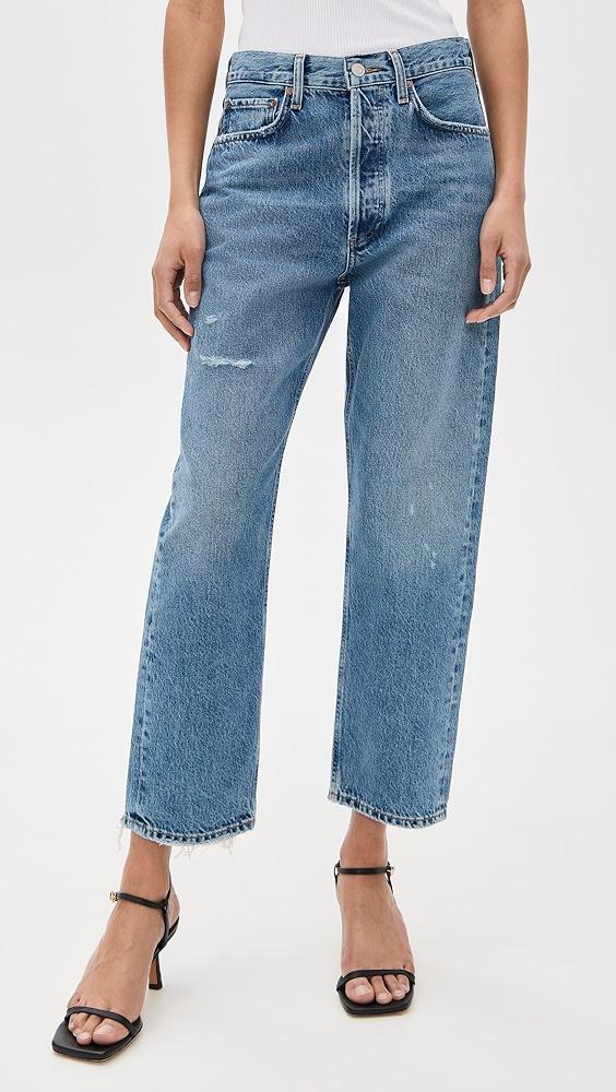 AGOLDE 90s Crop Mid Rise Loose Straight Jeans | Shopbop Product Image