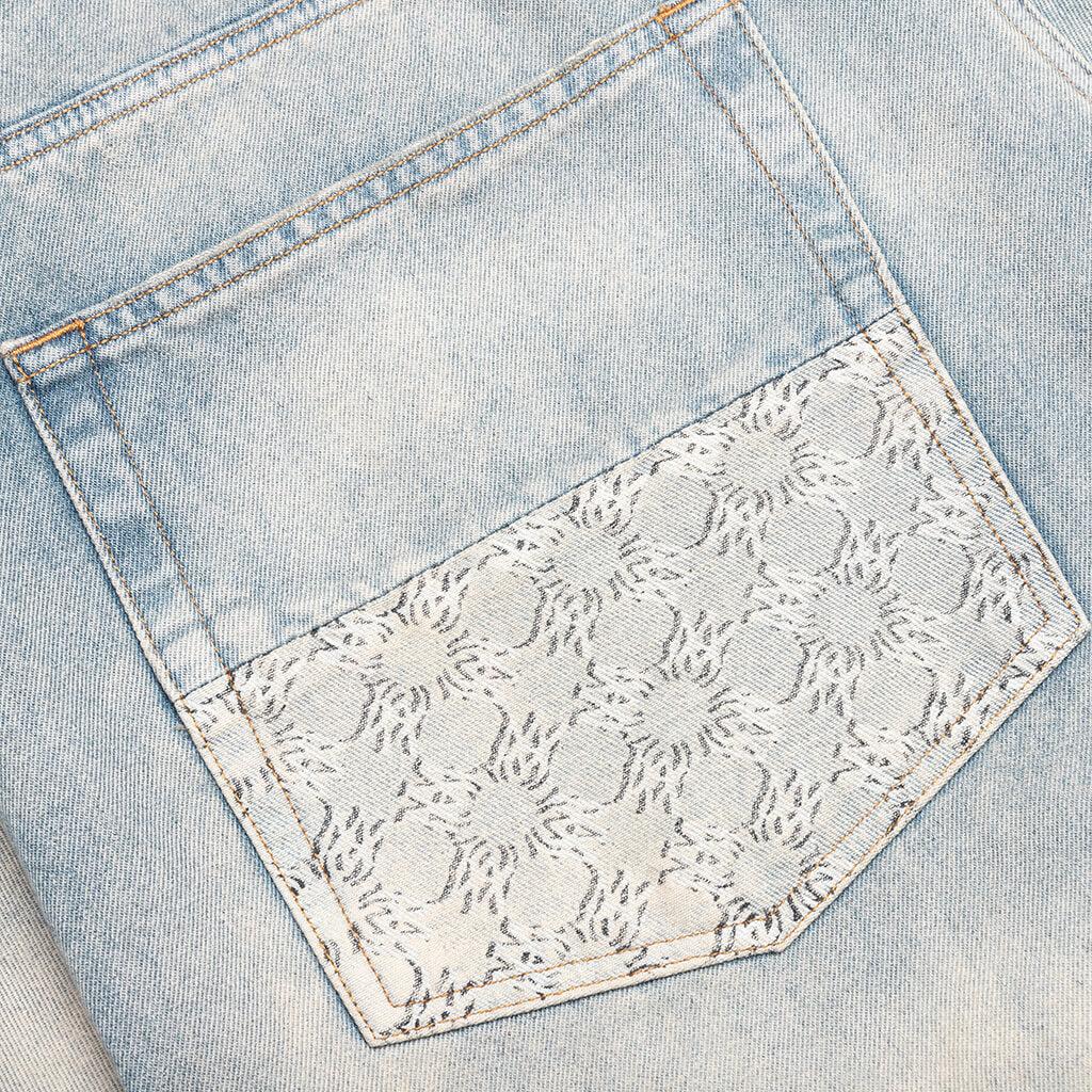 MA Quad Cuff Straight Jean - Antique Indigo Male Product Image