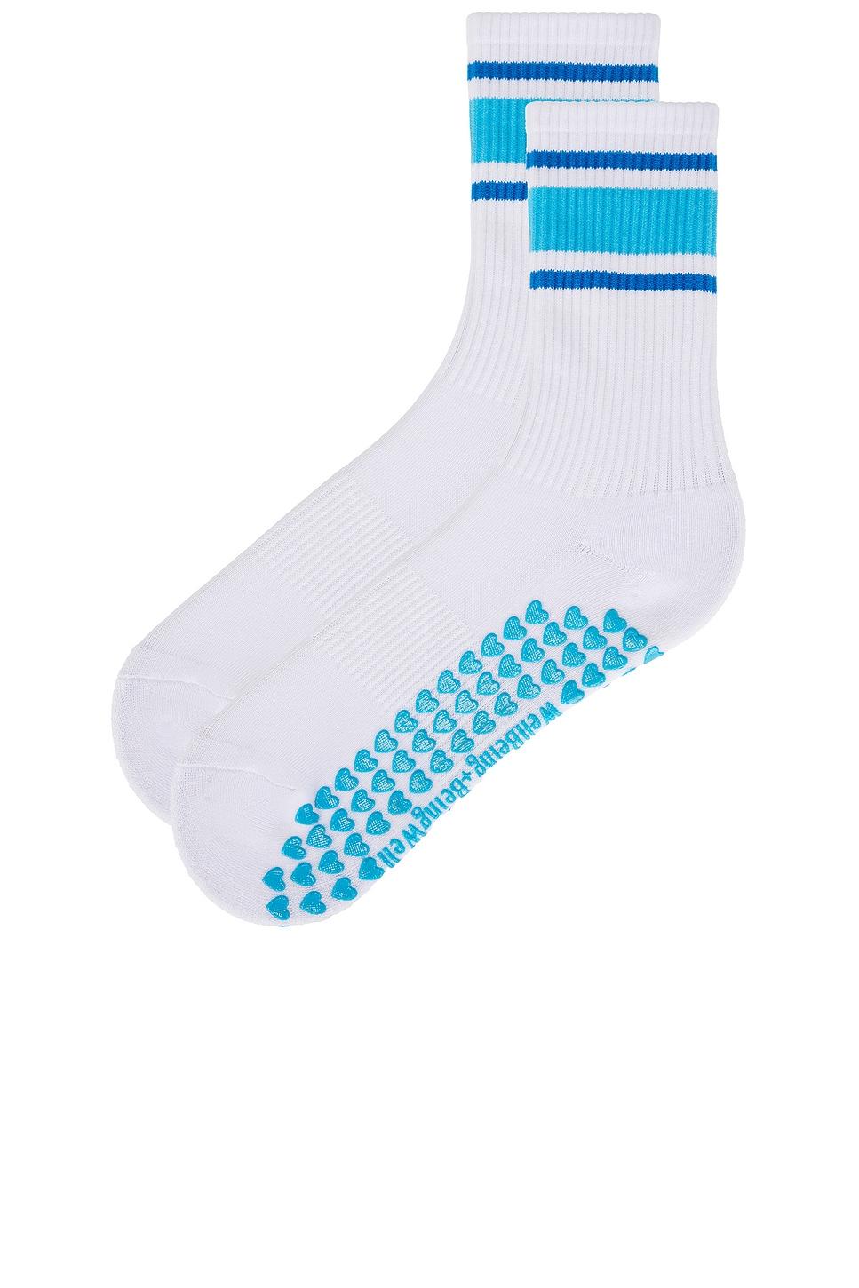 Multi Stripe Grip Sock WellBeing + BeingWell Product Image