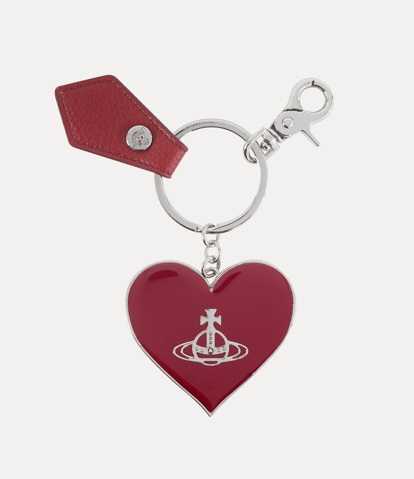 Mirror Heart Orb Keyring Product Image
