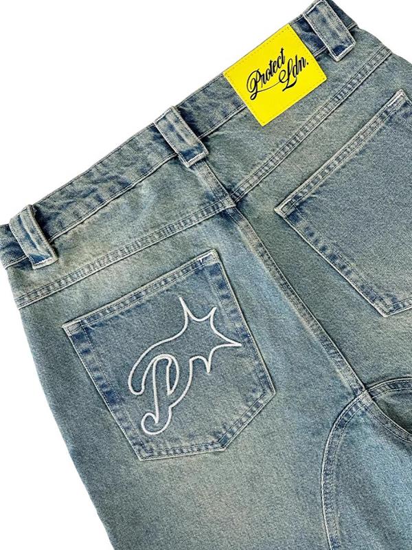 Men's Street Denim Shorts Product Image
