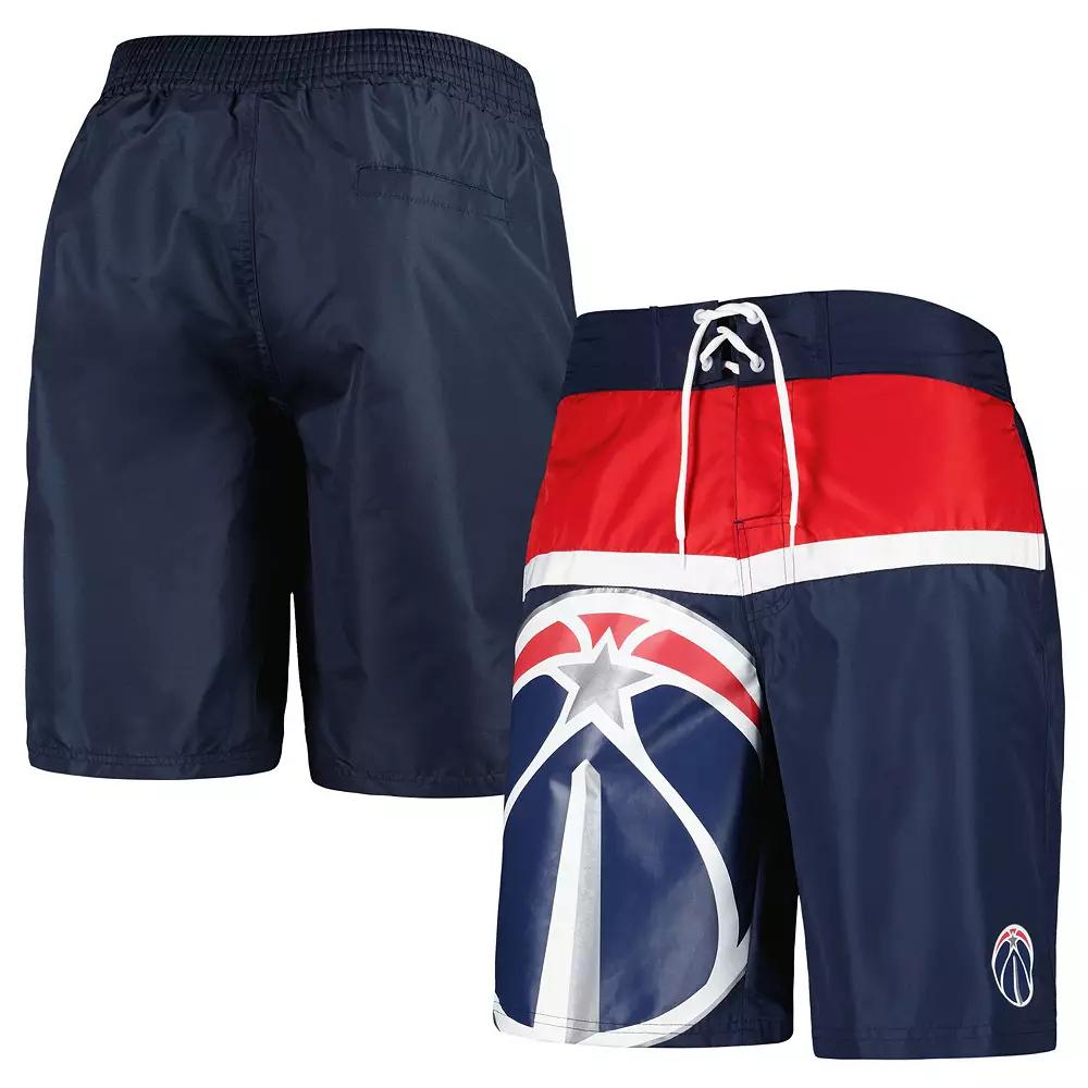 Men's G-III Sports by Carl Banks Navy Washington Wizards Sea Wind Swim Trunks,  Product Image