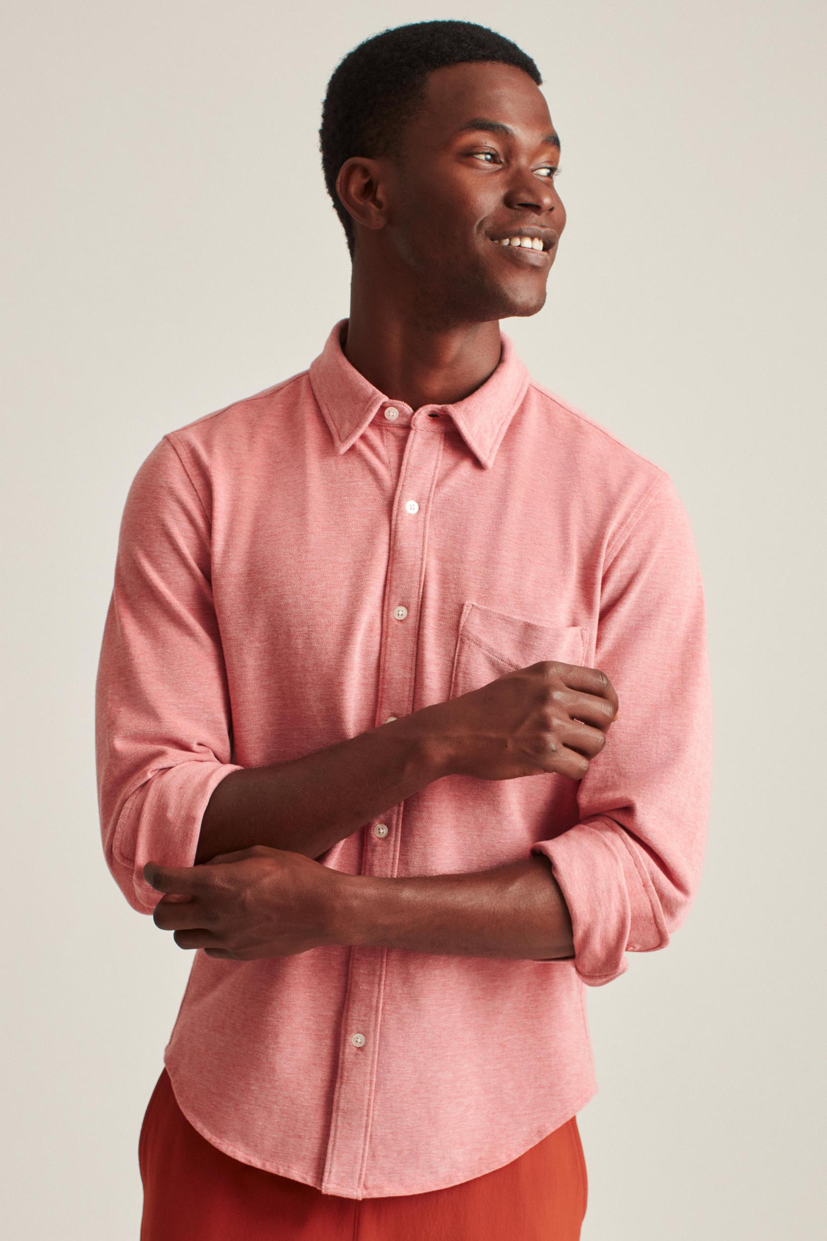 Knit Oxford Shirt Product Image