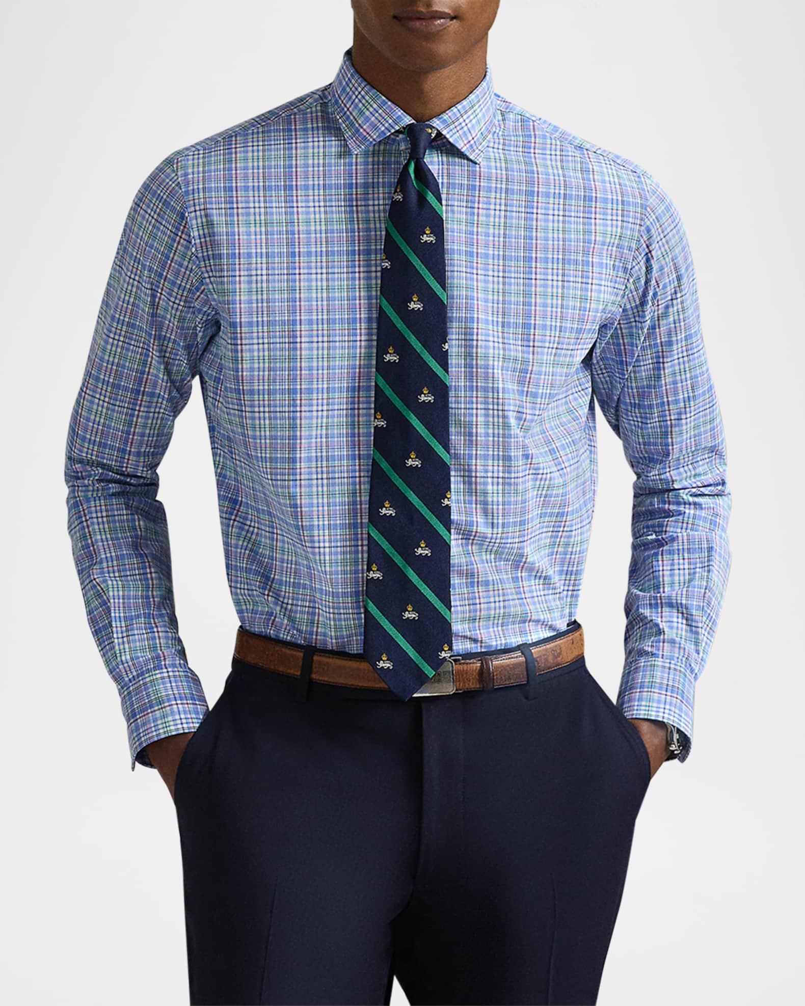 Mens Classic Fit Poplin Button-Front Shirt Product Image