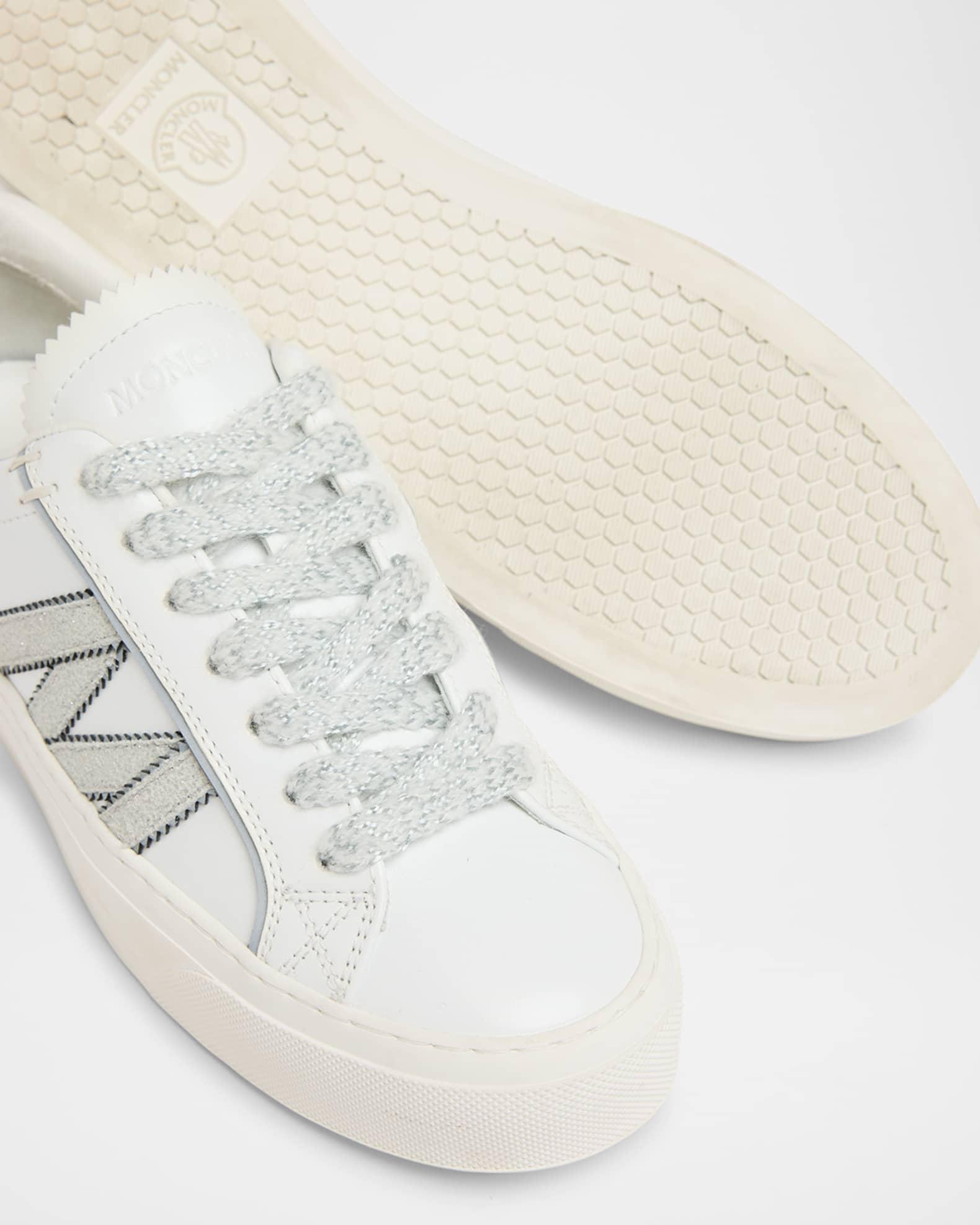 Monaco 2 Low-Top Glitter Leather Sneakers Product Image