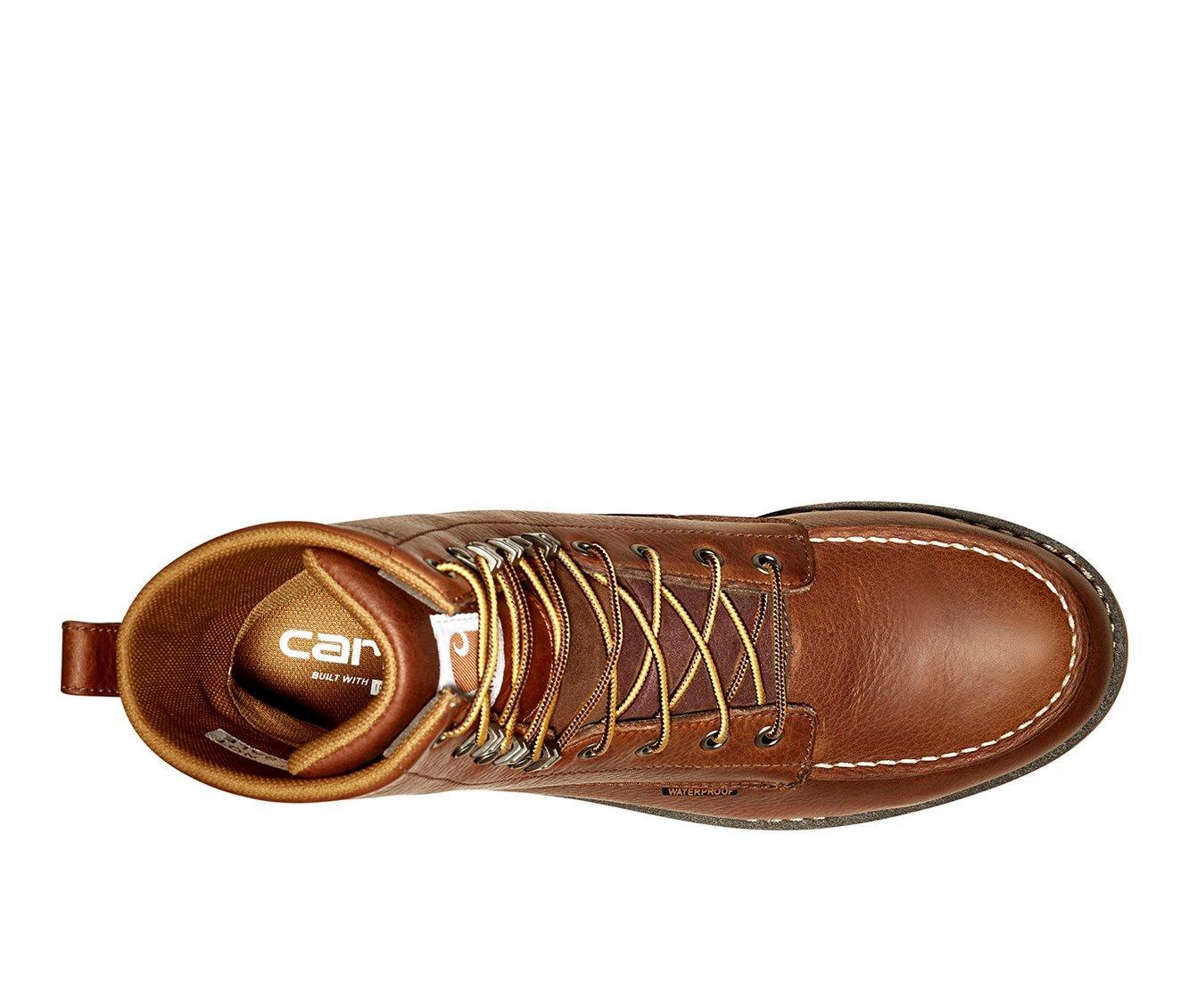 Men's Carhartt FW8275 WP MOC Wedge 8" Steel Toe Work Boots Product Image