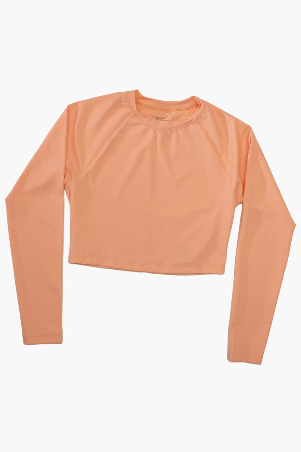 Moana Long Sleeved Crop Rashguard - Coronado Female Product Image